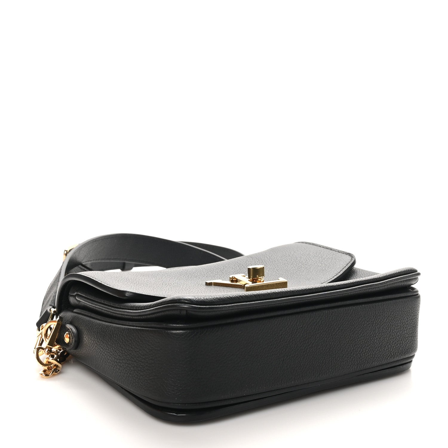 Grained Calfskin Lockme Oxford Black