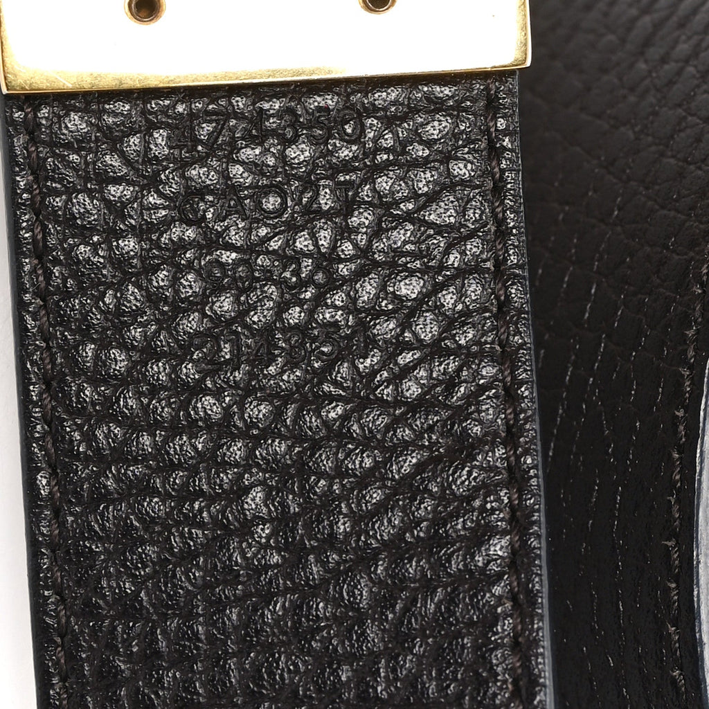 Calfskin Double G Reversible 37mm Belt 90 36 Black Cocoa