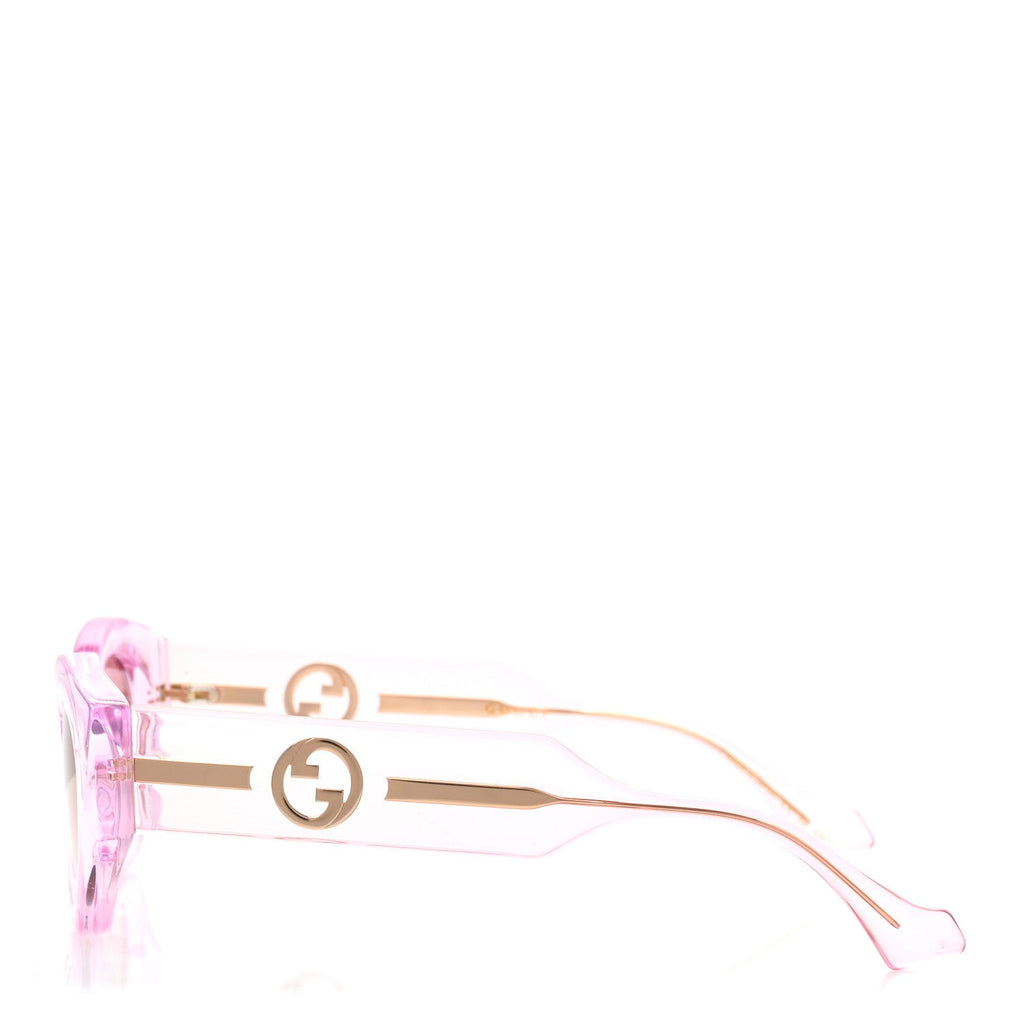 Acetate Injection Oval Sunglasses GG1553S Pink