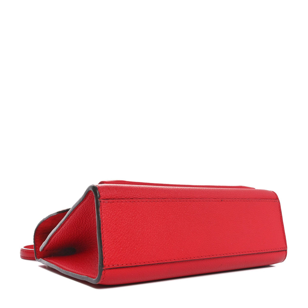Soft Calfskin Mylockme Chain Bag BB Rubis