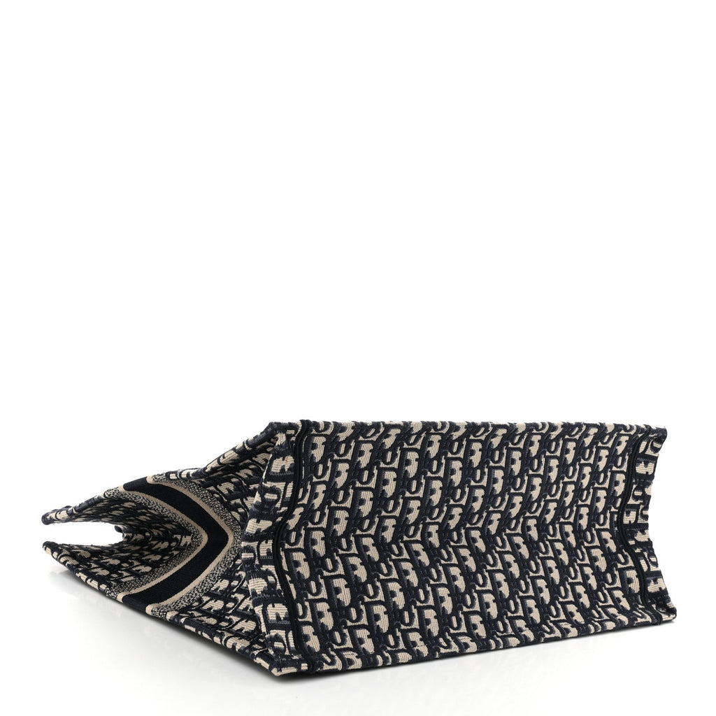 Oblique Large Book Tote Blue Multicolor