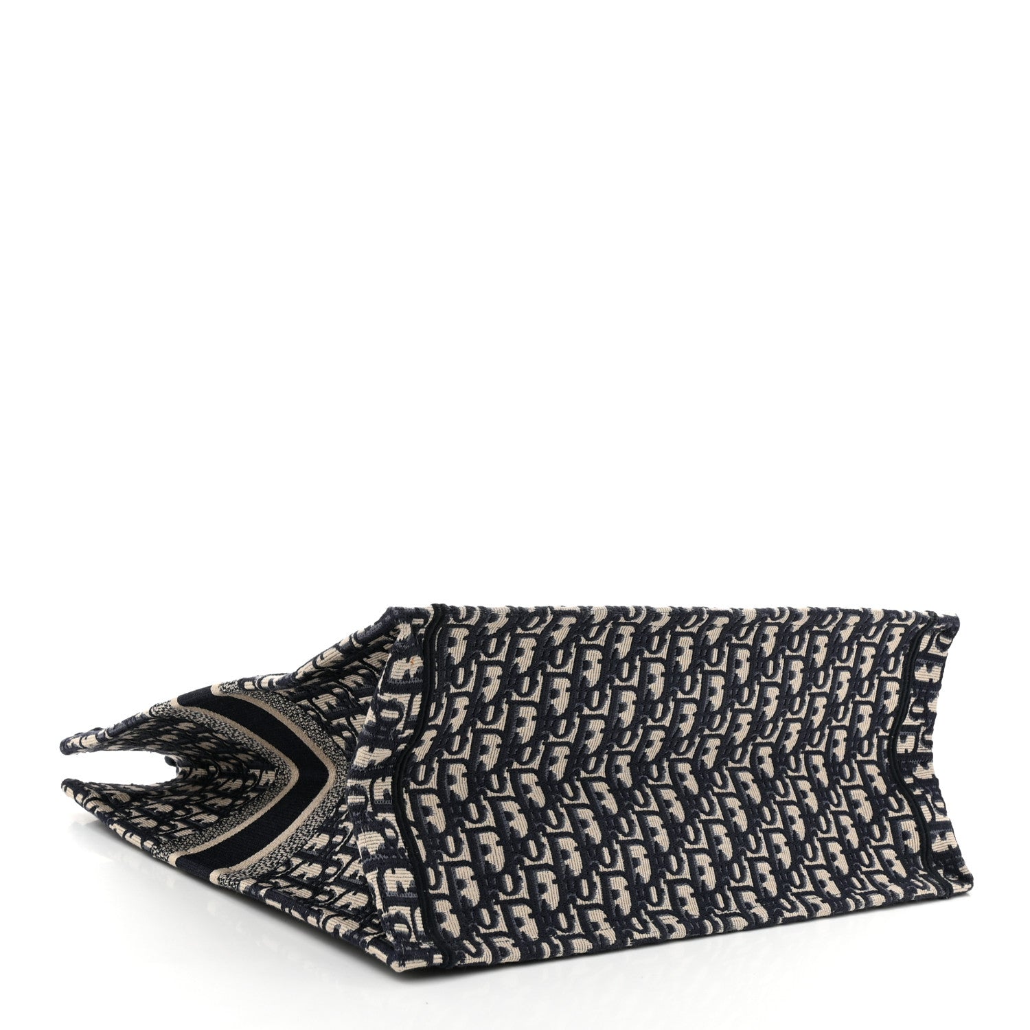 Oblique Large Book Tote Blue Multicolor