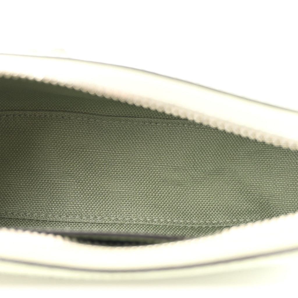 Denim GG Monogram Calfskin Small Shoulder Bag Pale Green