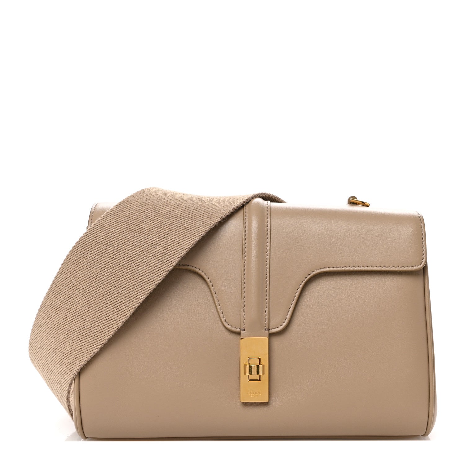 Smooth Calfskin Teen Soft 16 Shoulder Bag Safari