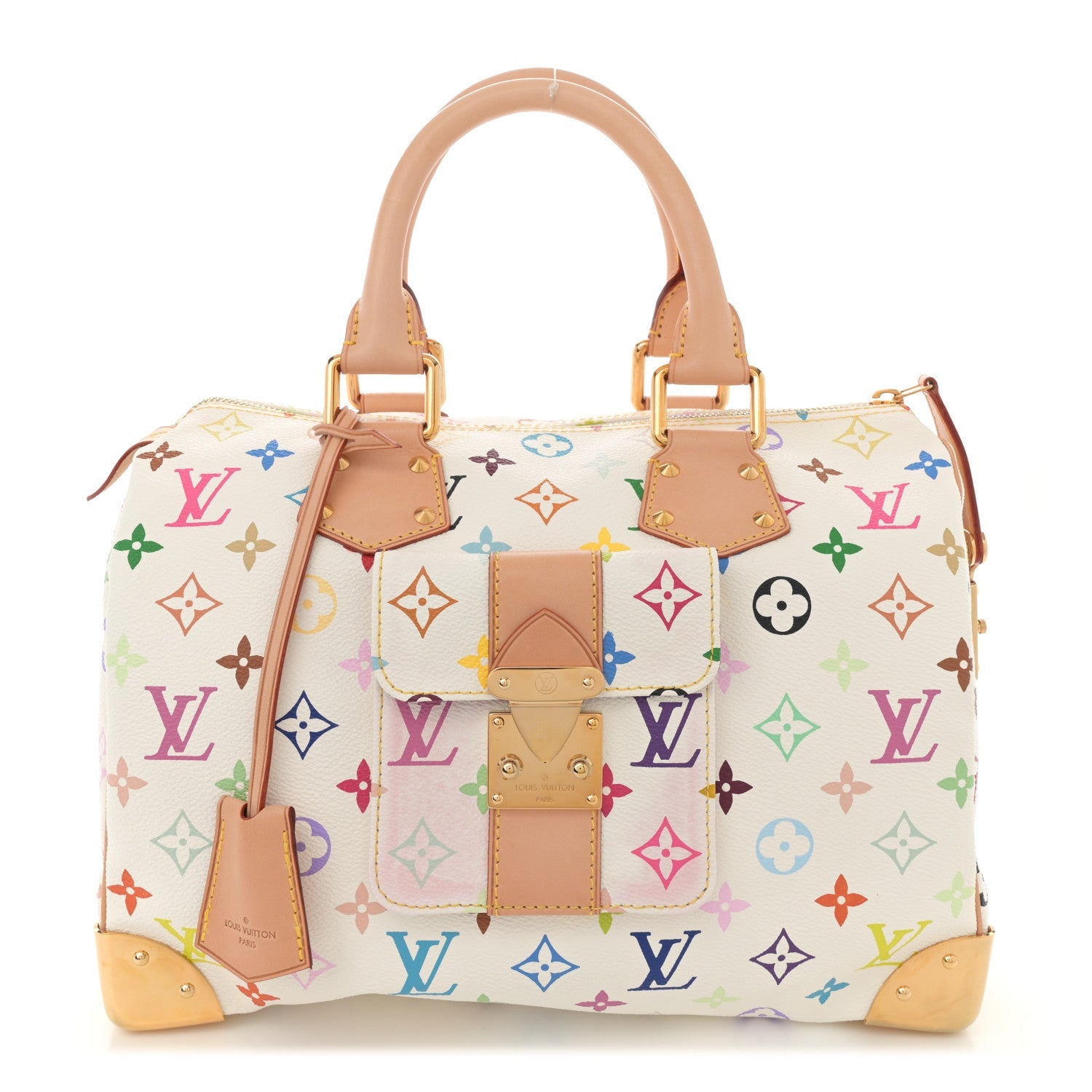 Monogram Multicolor Speedy 30 White