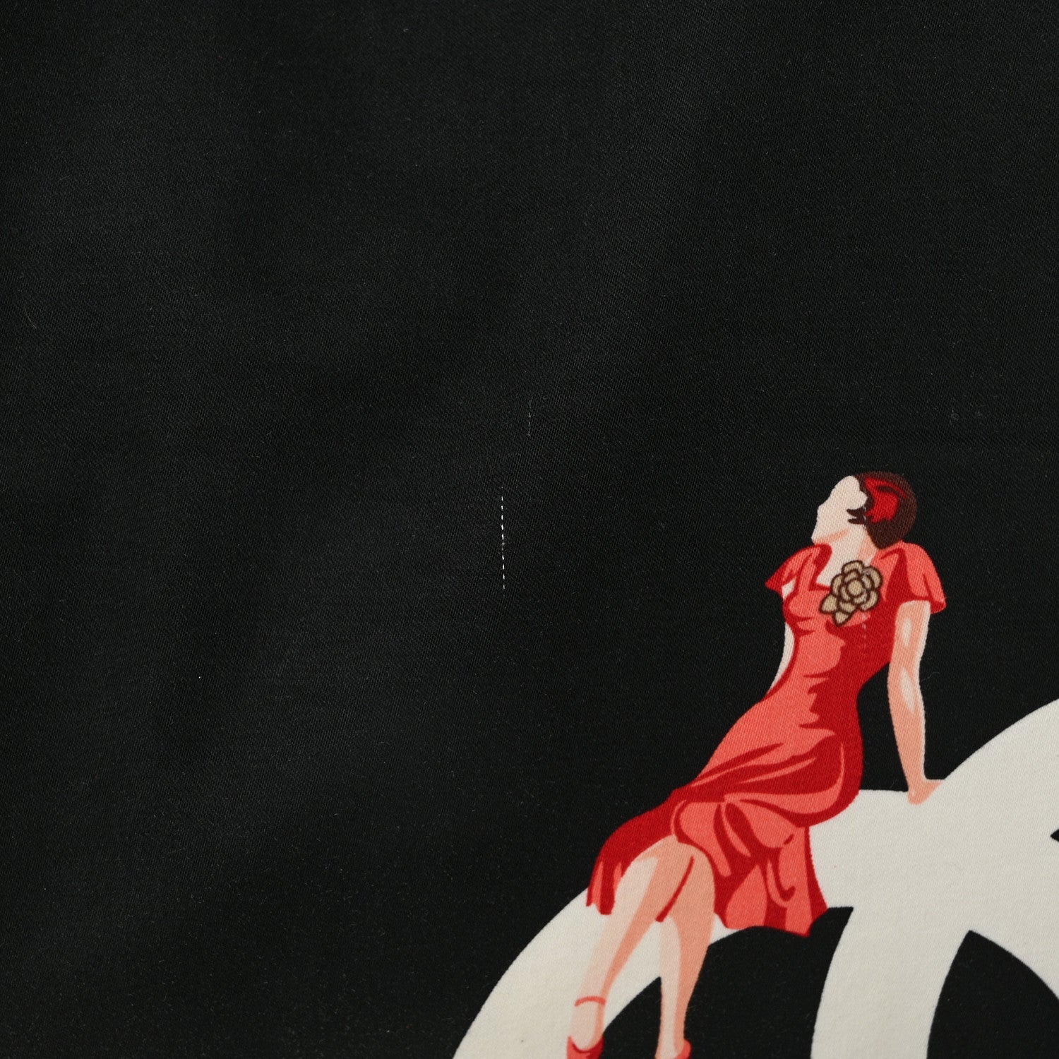 Canvas CC Paris Venice Bon Bon Tote Black White