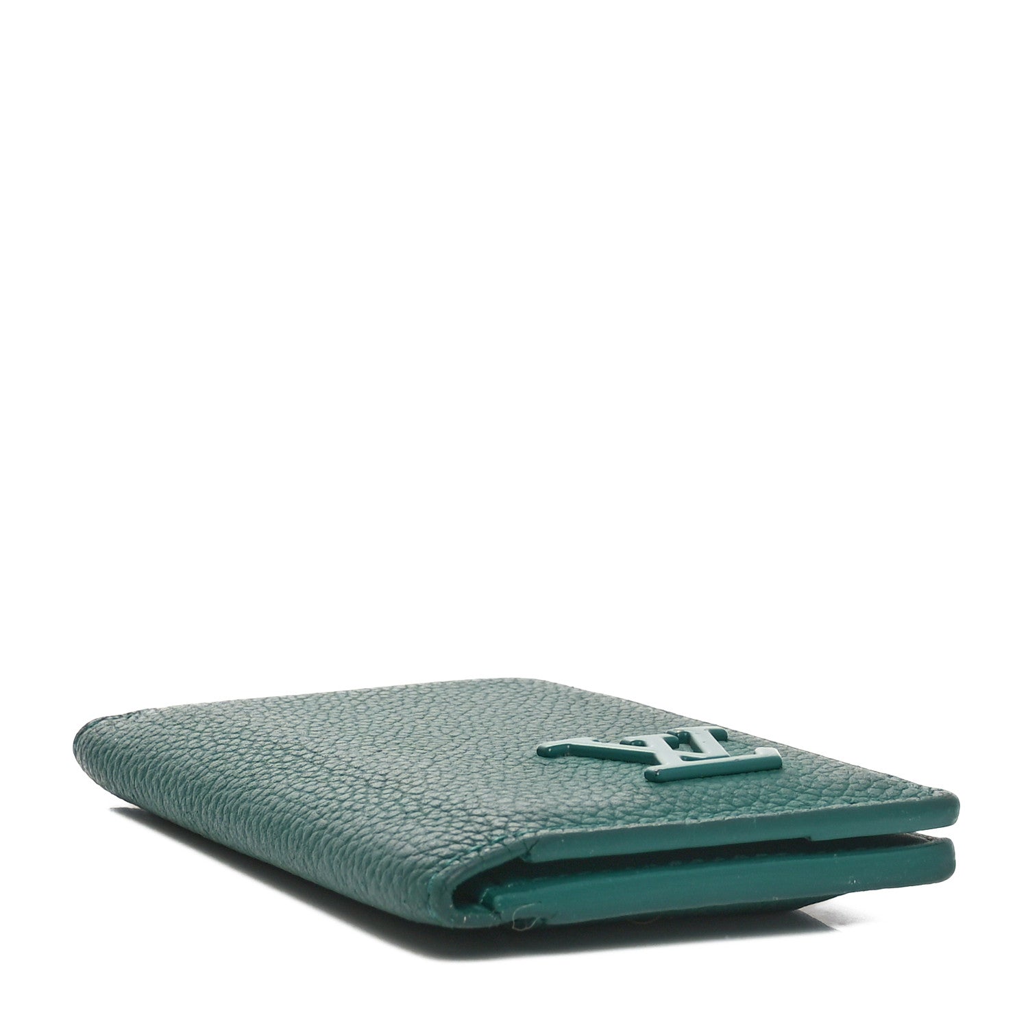 Grained Calfskin Aerogram Pocket Organizer Evergreen