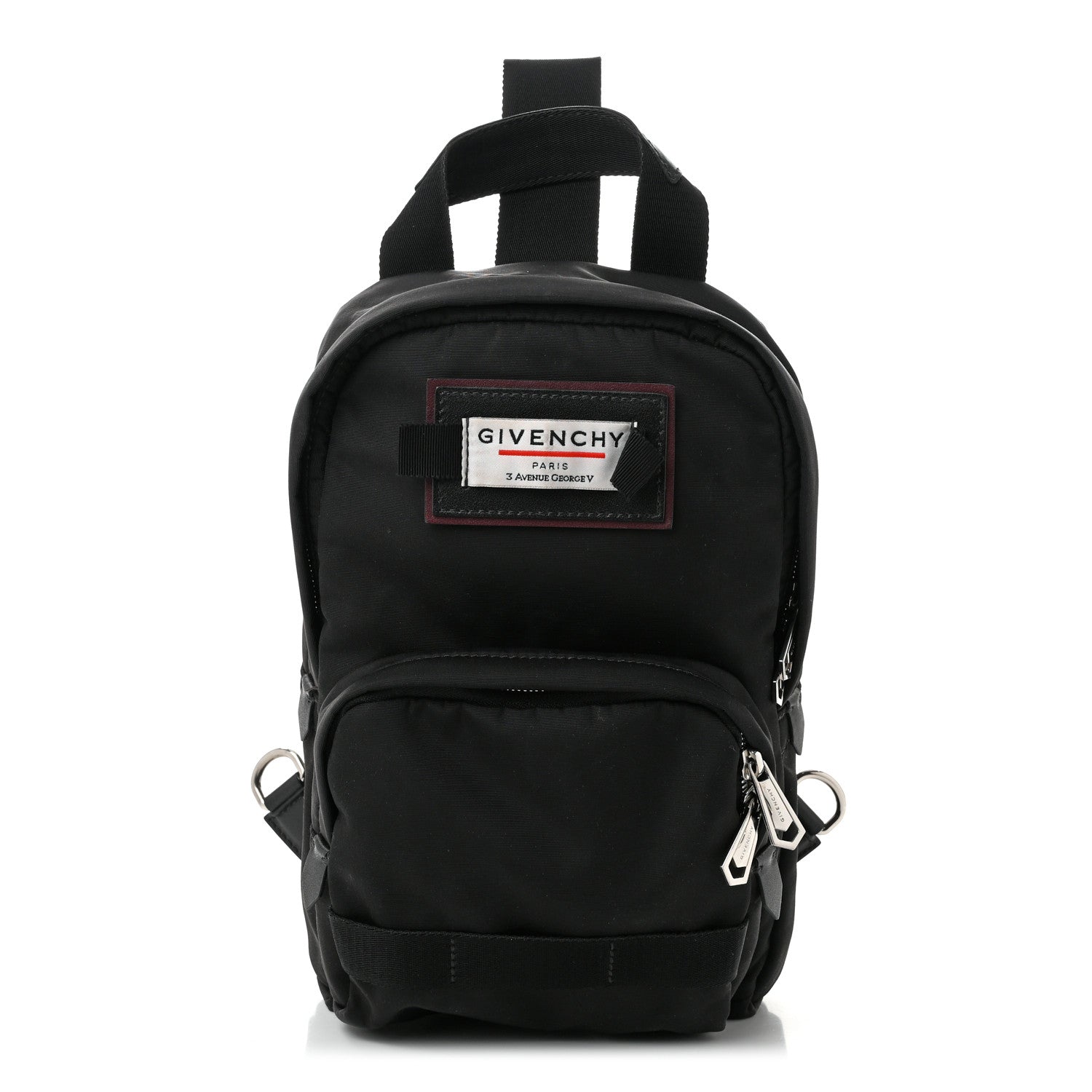 Nylon Small Downtown Sling Bag Black