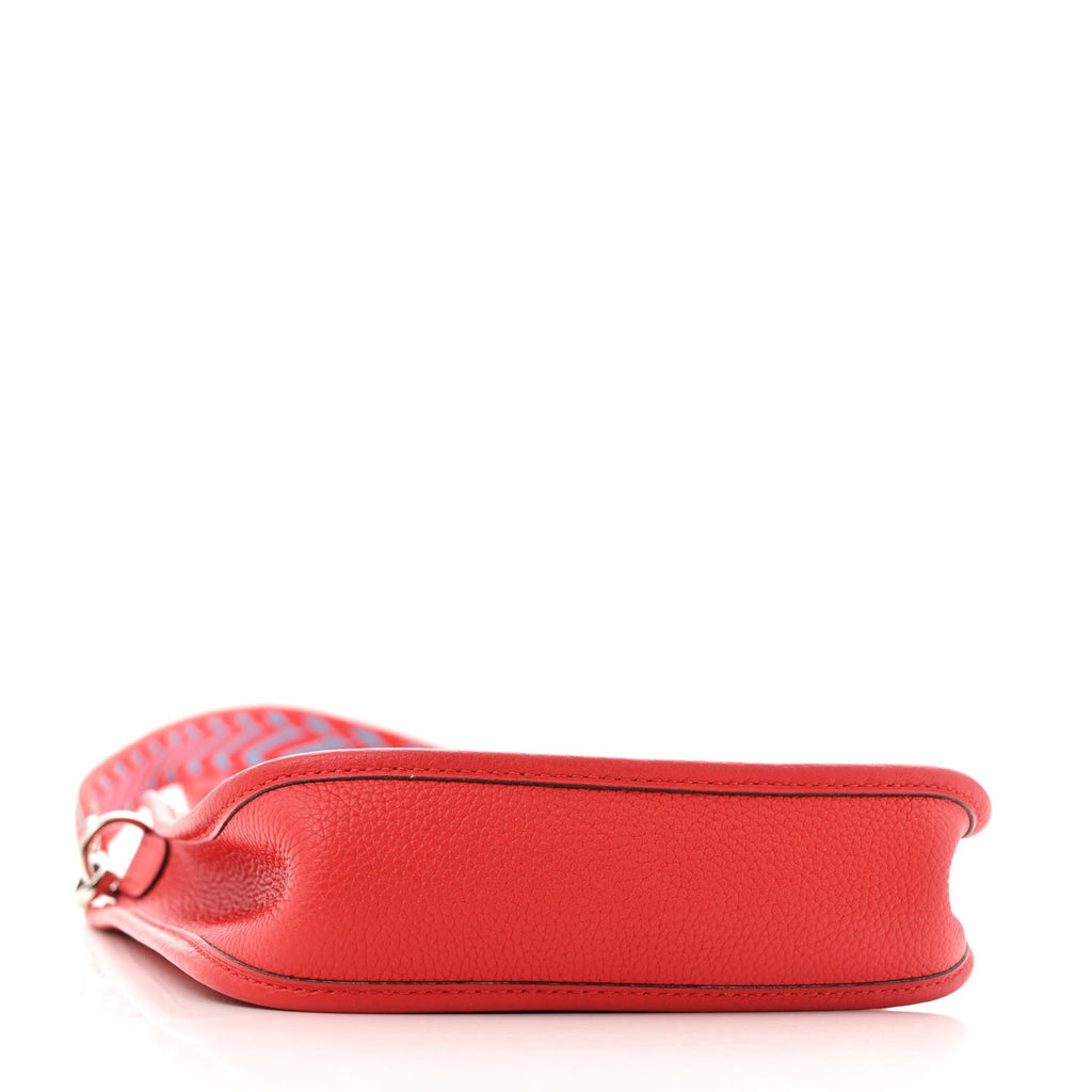 Taurillon Maurice Zigzag Sangle Evelyne TPM Rouge De Coeur Bleu Nord