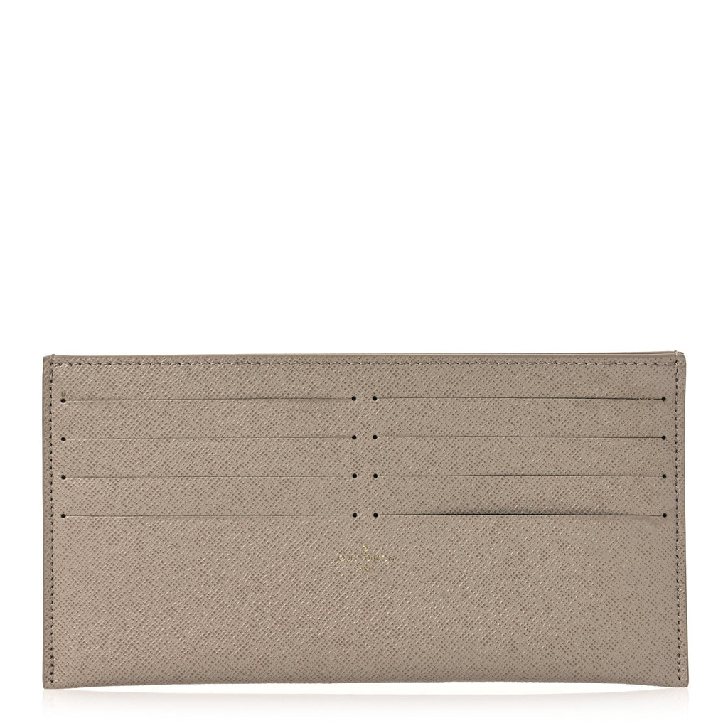 Calfskin Felicie Chain Wallet  Holder Insert Galet