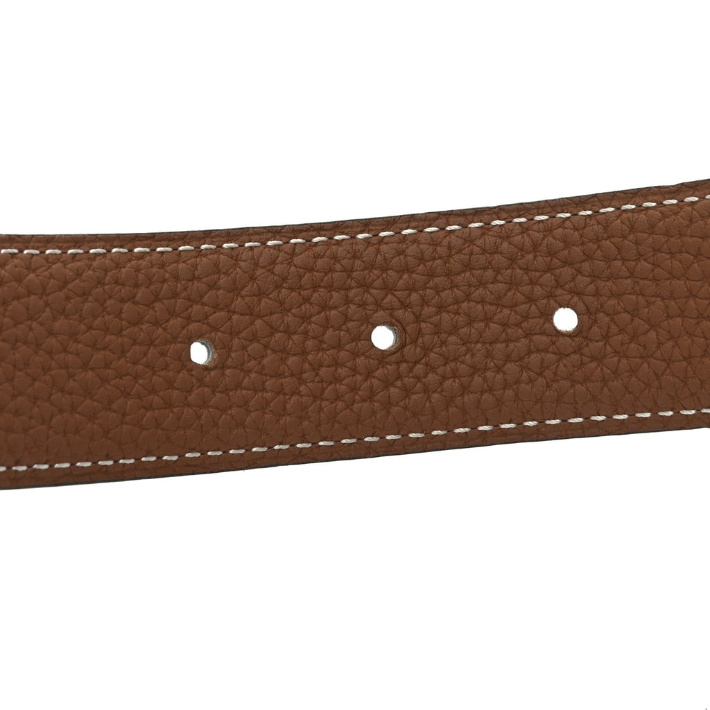 Box Togo 32mm Belt Strap 105 42 Rouge H Gold