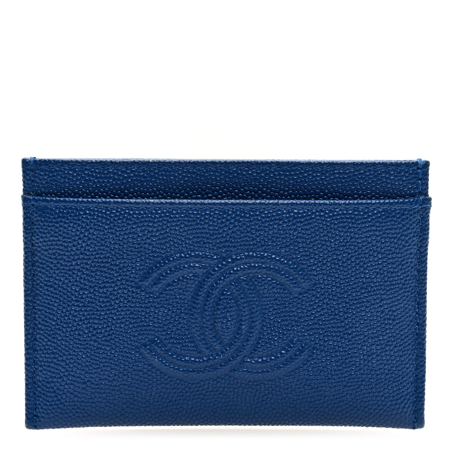 Caviar Timeless CC  Holder Wallet Blue