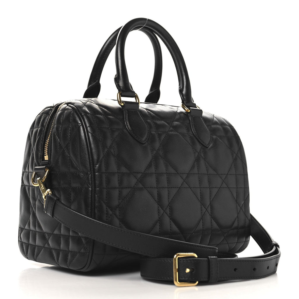 Calfskin Macrocannage Groove 25 Bag Black