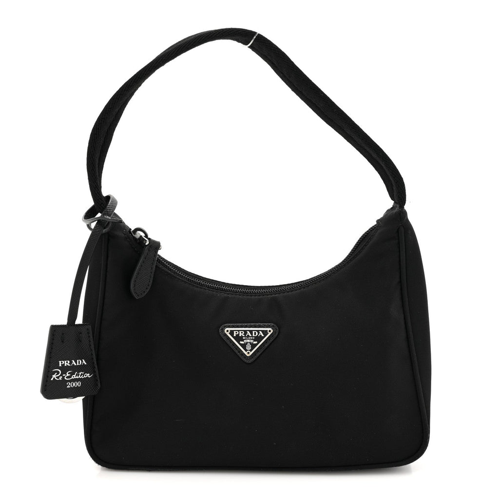 Tessuto Nylon Mini Re-Edition 2000 Bag Black