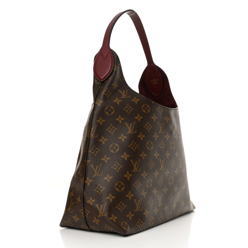 Monogram Flower Hobo Bordeaux