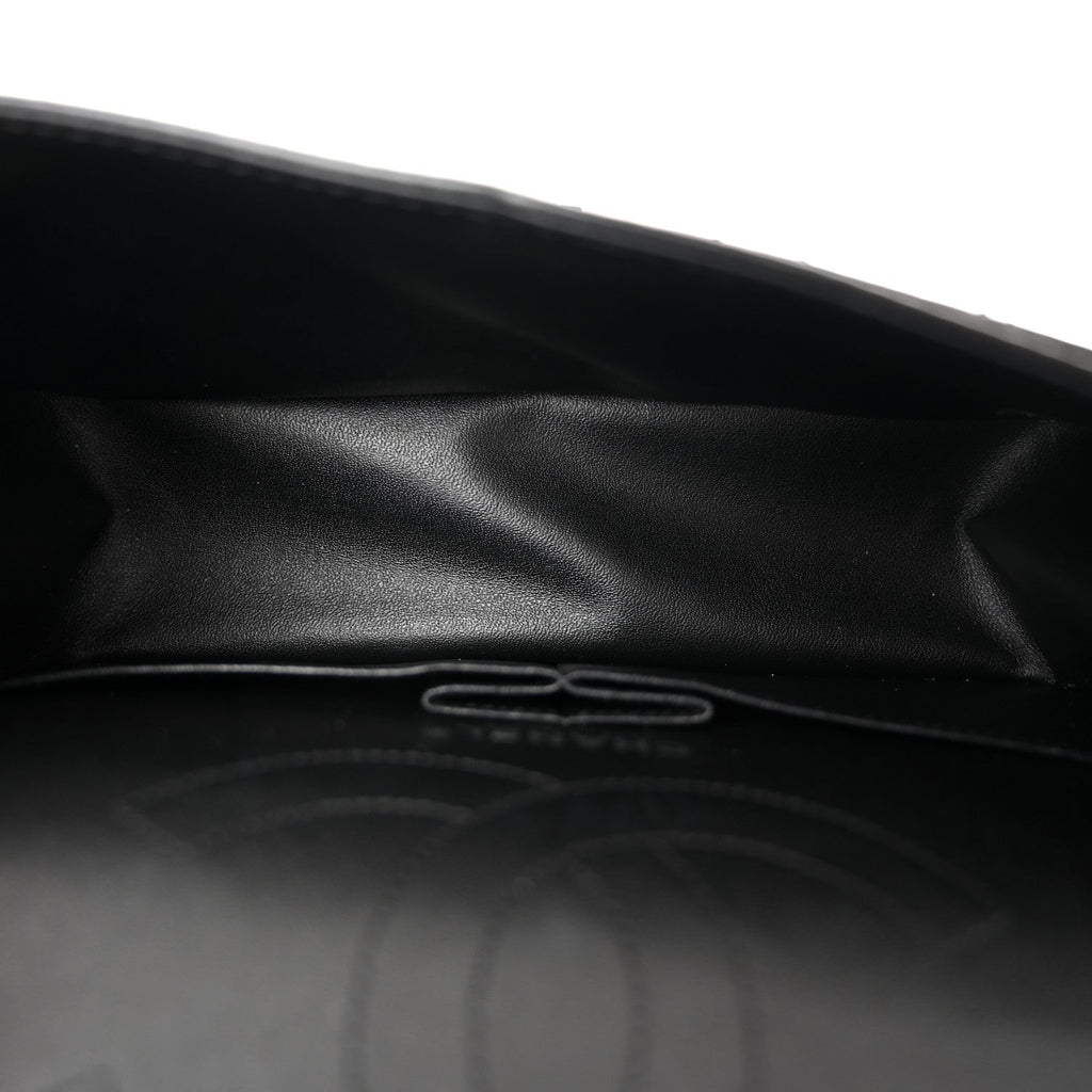 Glazed Aged Calfskin Quilted 2.55 Reissue 225 Flap So Black