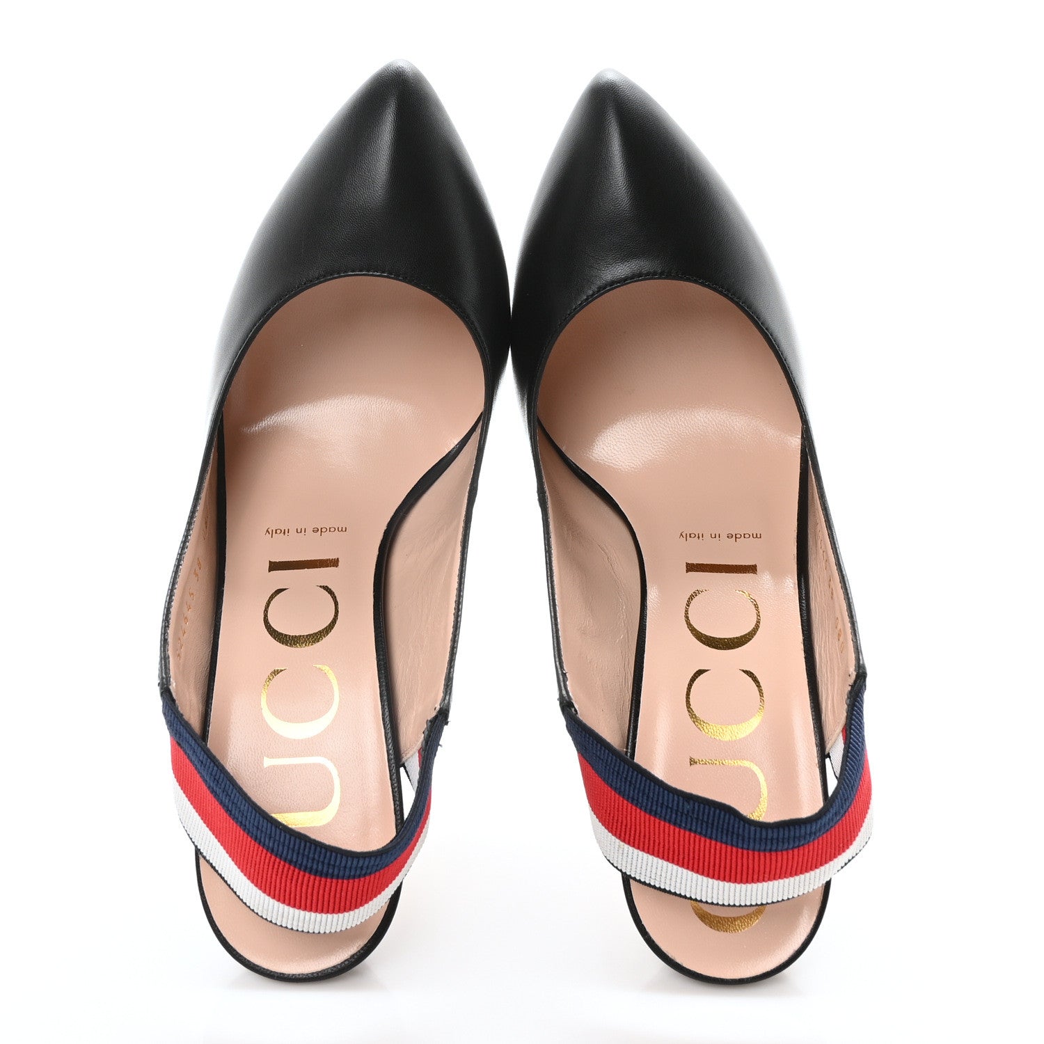 Malaga Kid Web Sylvie High Heel Slingback Pumps 38 Black