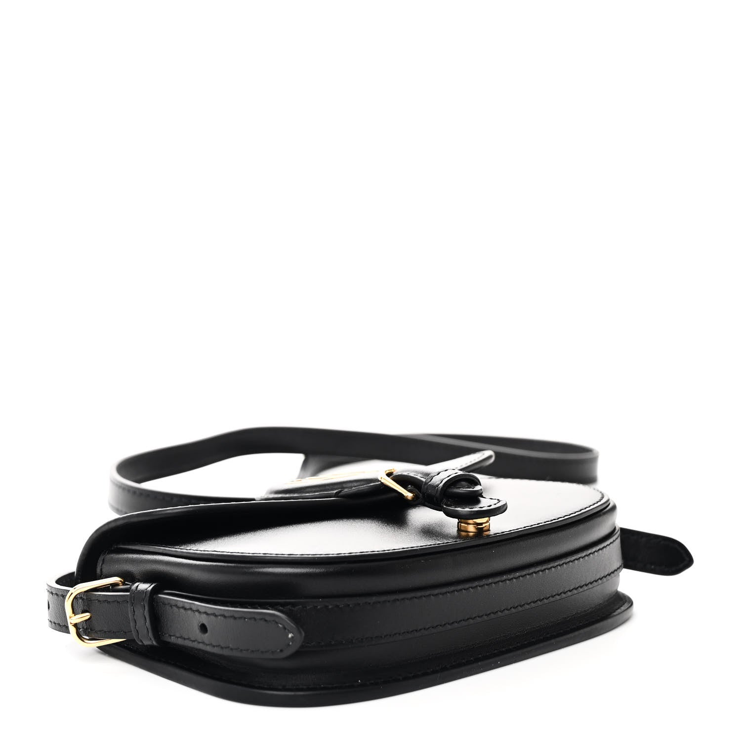 Box Calfskin Mini Bobby Bag Black