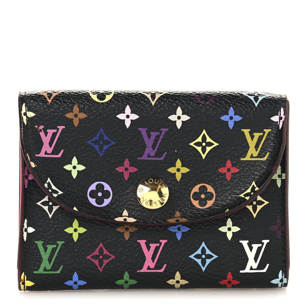 Monogram Multicolor Business  Holder Black Grenade