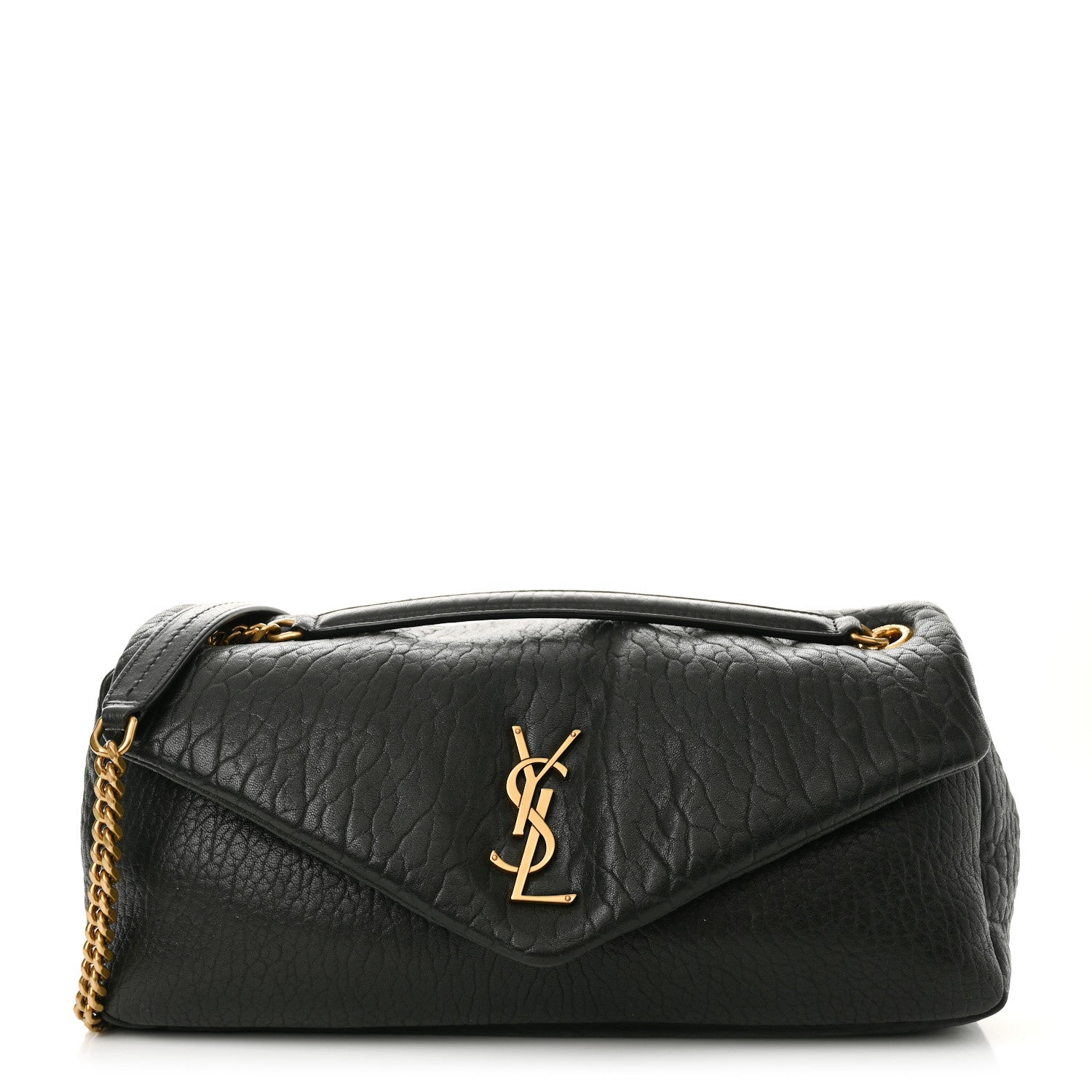 Grained Lambskin Medium Calypso Black