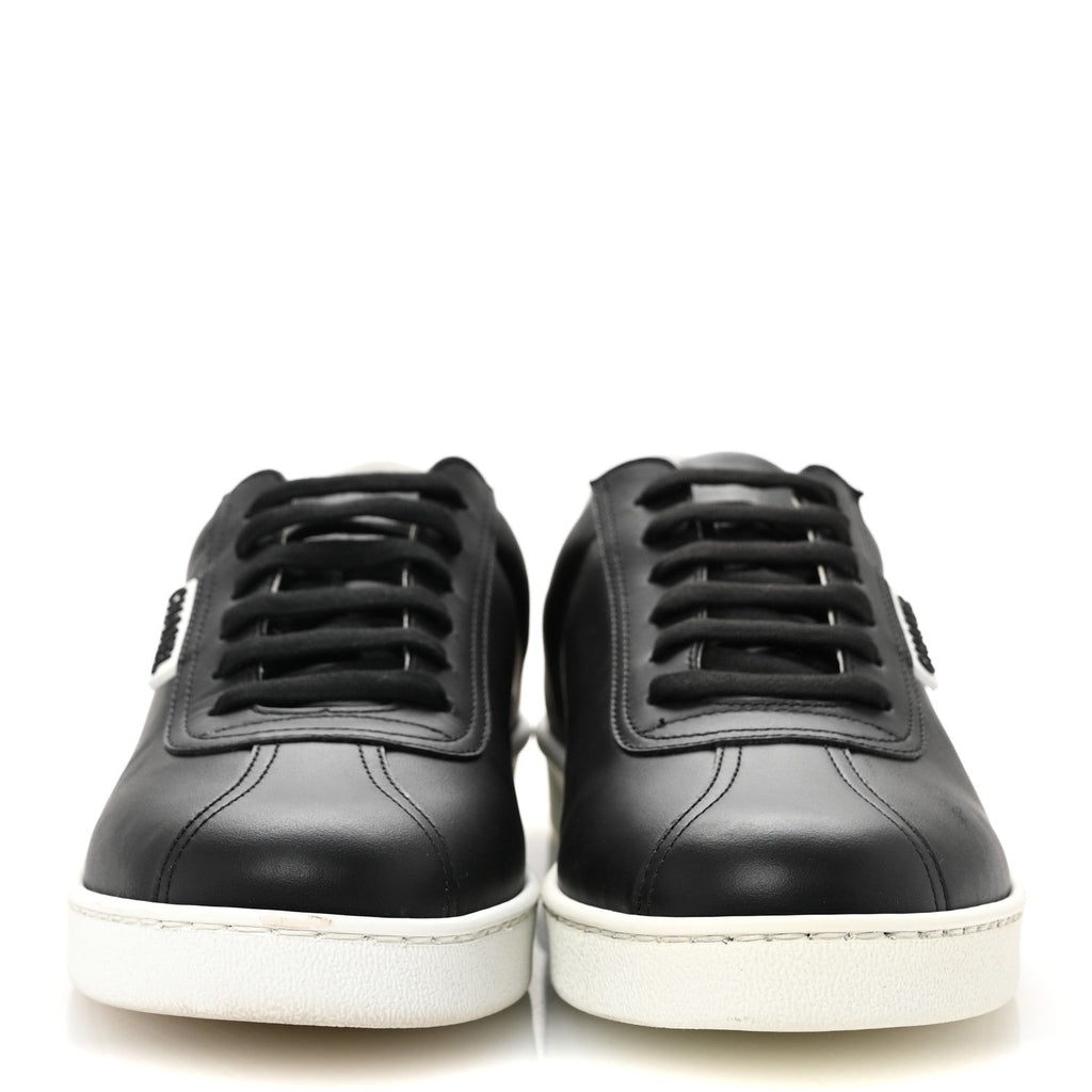 Calfskin CC Womens Sneakers 40 Black