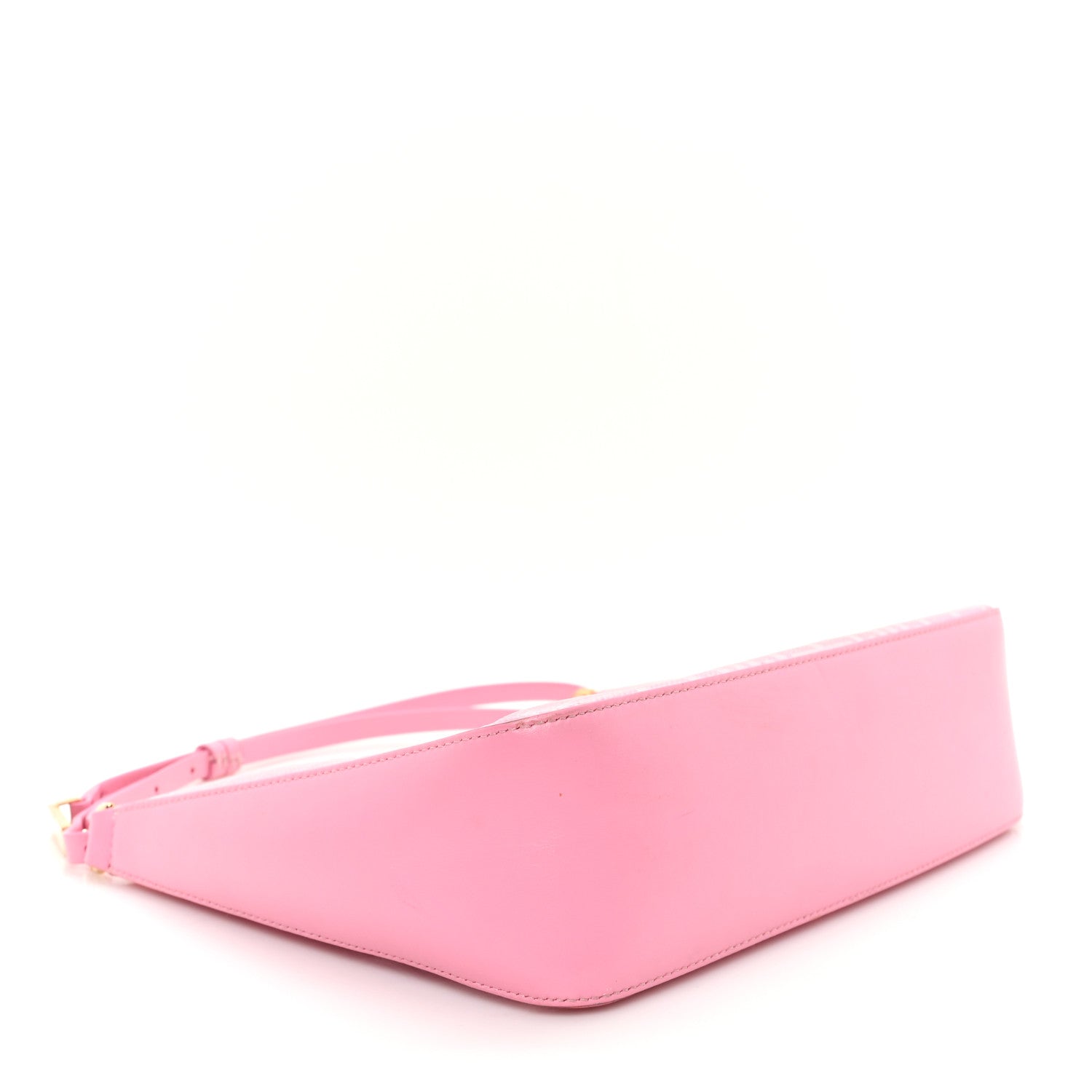 Coated Canvas Logo 4G Embossed Small Moon Cut Out Shoulder Bag Pink