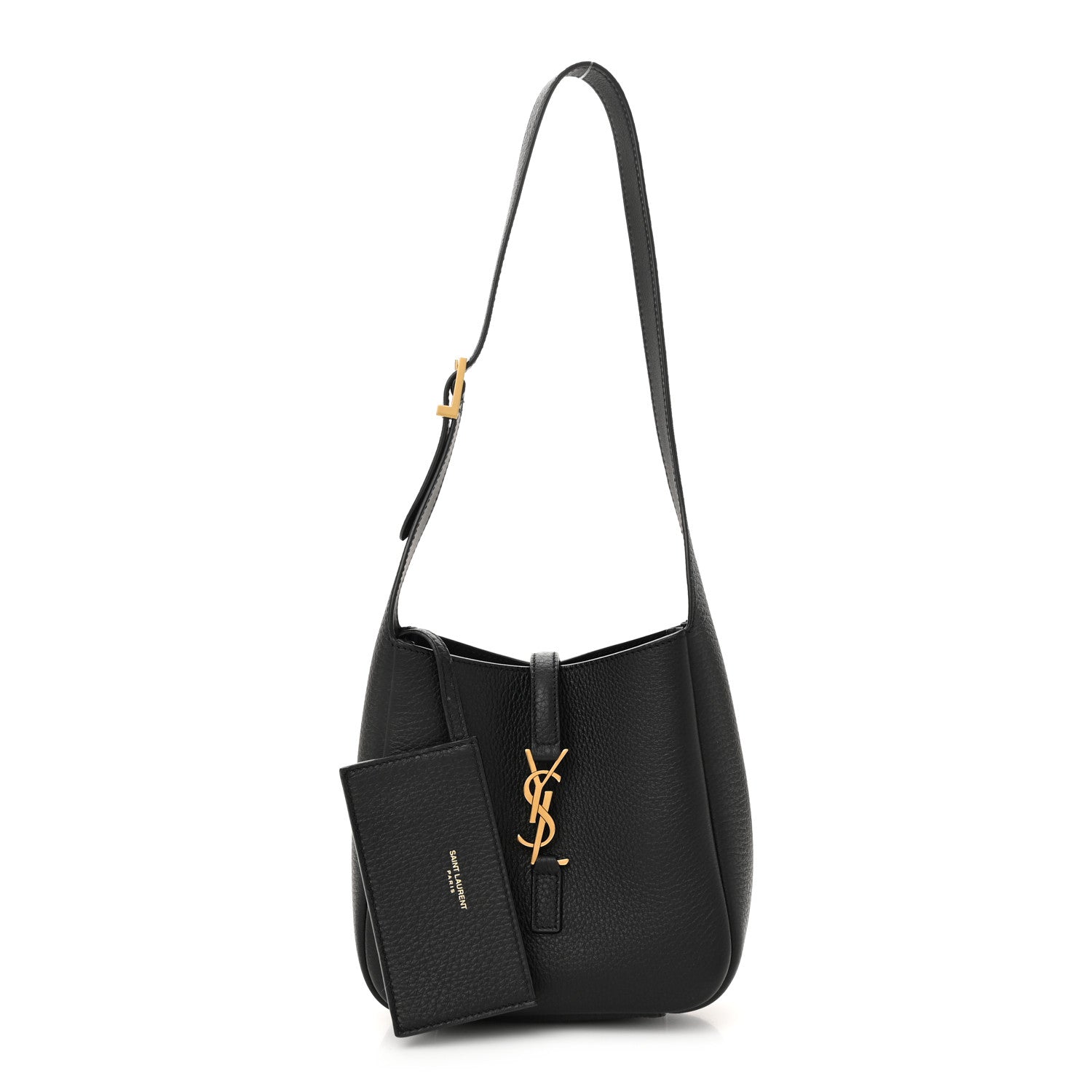 Calfskin Baby Le 5 A 7 Supple Hobo Black