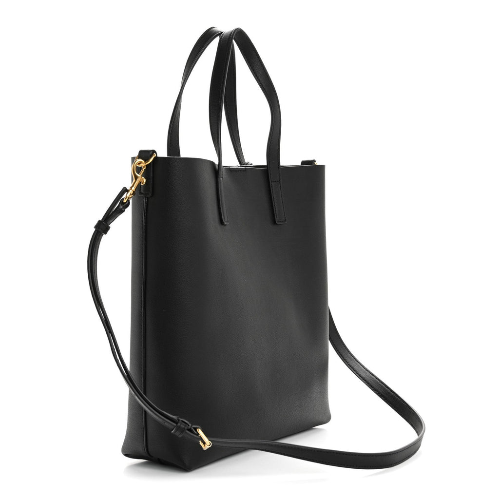 Calfskin Toy Shopping Tote Black