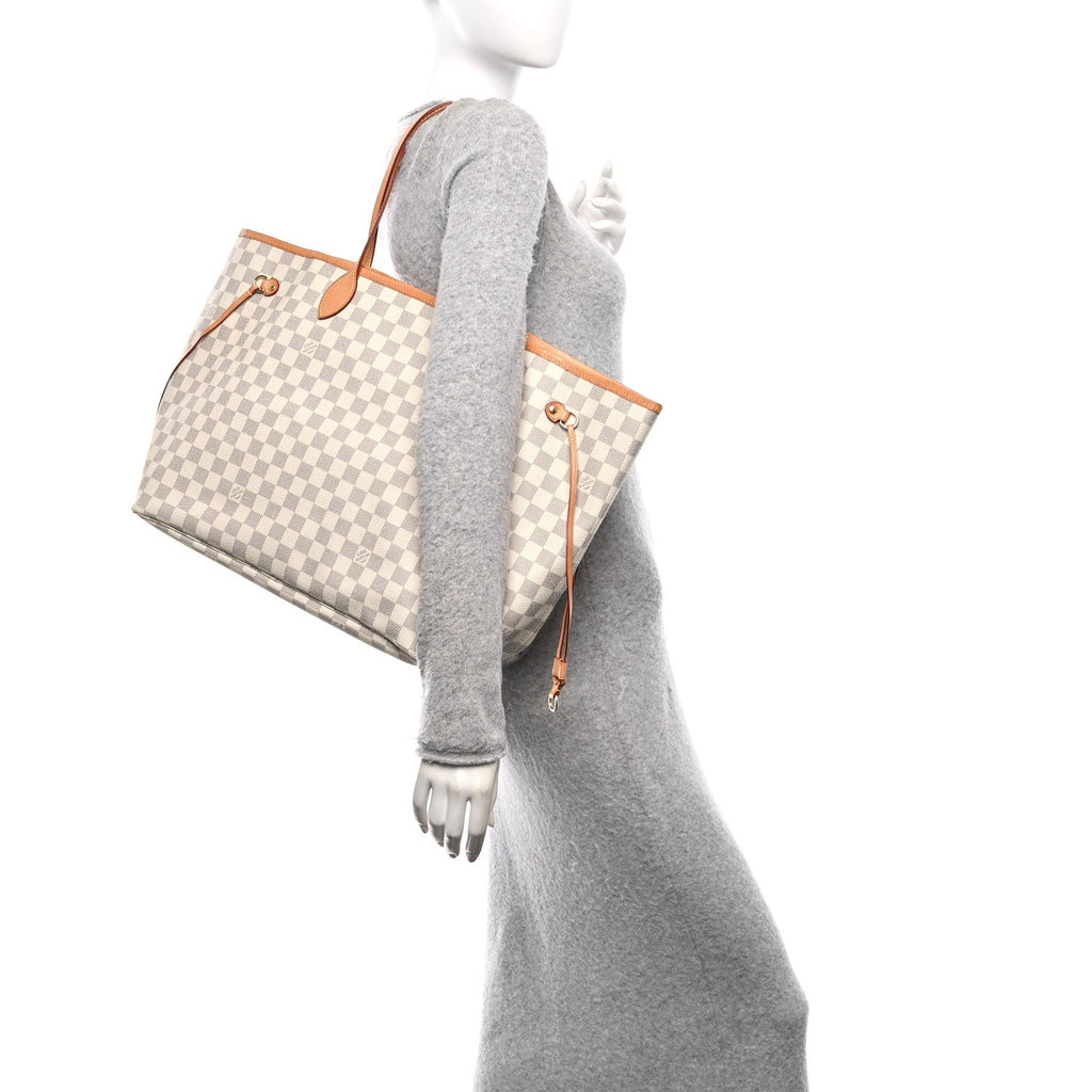 Damier Azur Neo Neverfull GM Rose Ballerine