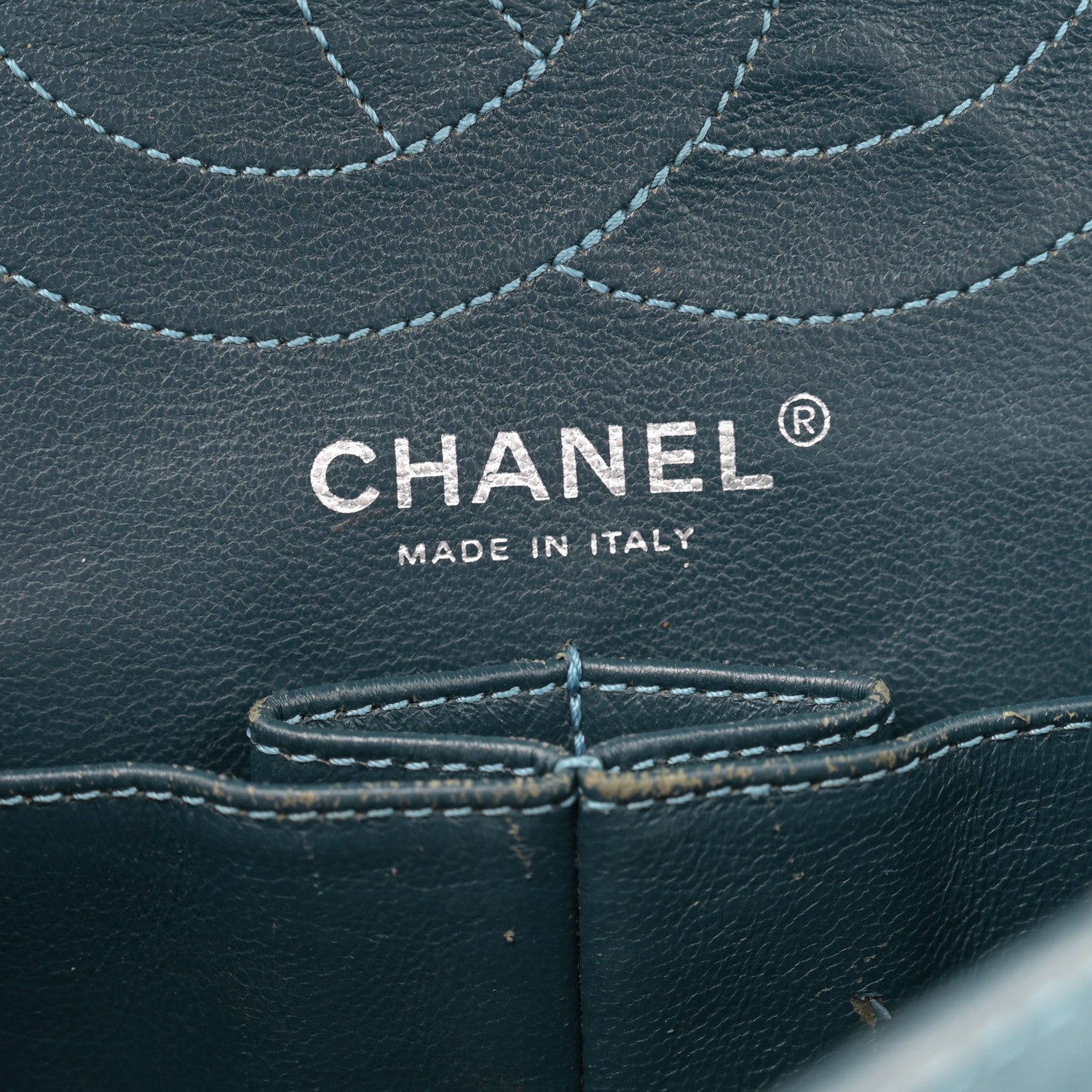 Patent Quilted 2.55 Reissue 226 Flap Green