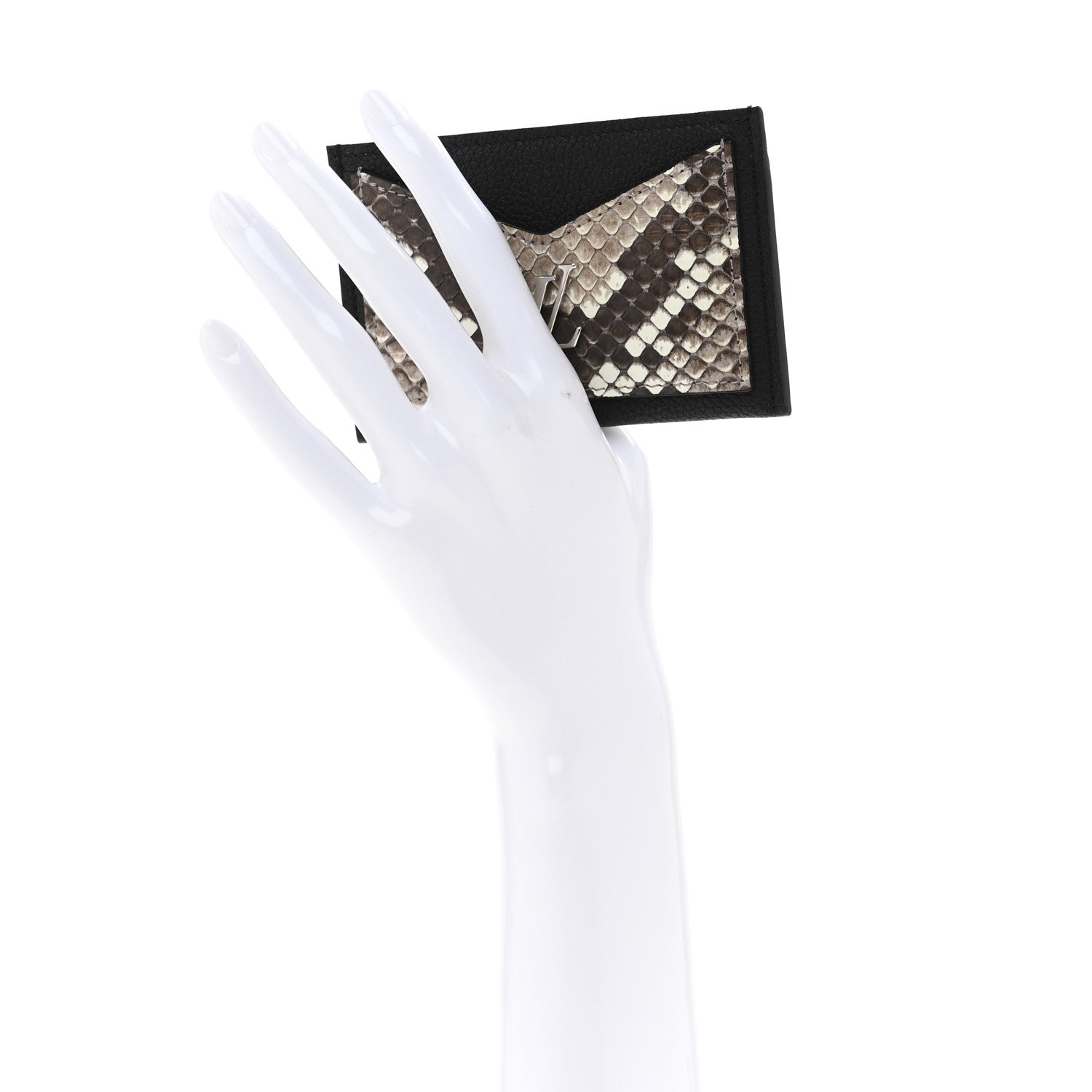 Snakeskin Lockme  Holder Black
