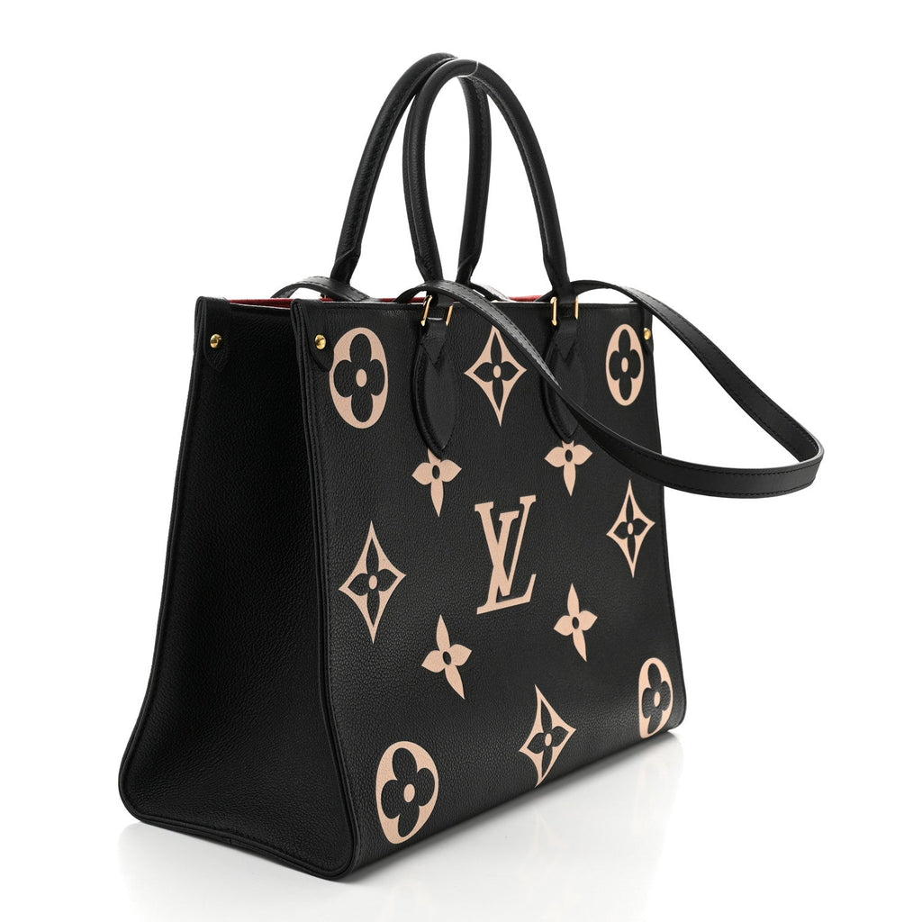 Empreinte Monogram Giant Onthego MM Black Beige