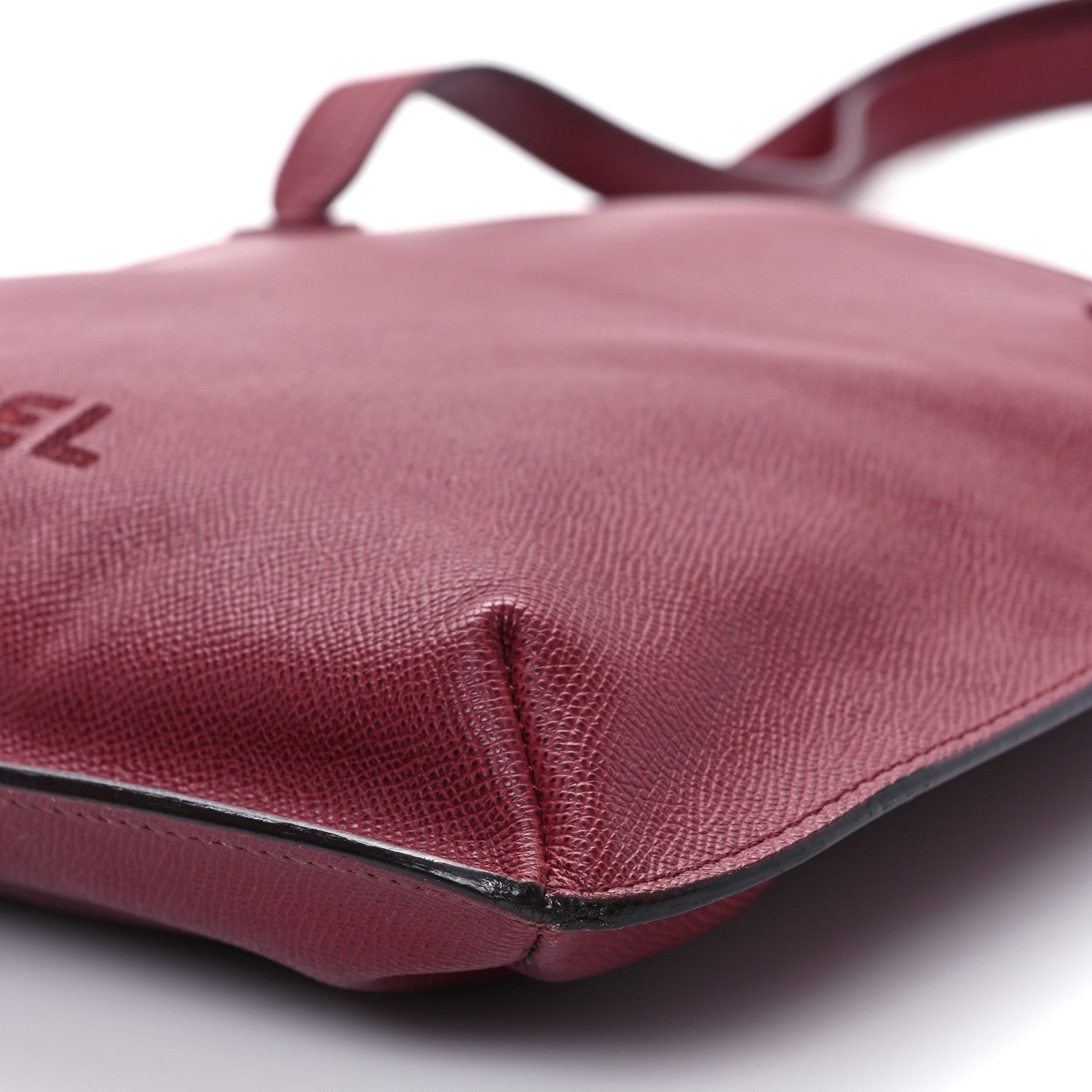 Caviar Shoulder Bag Burgundy