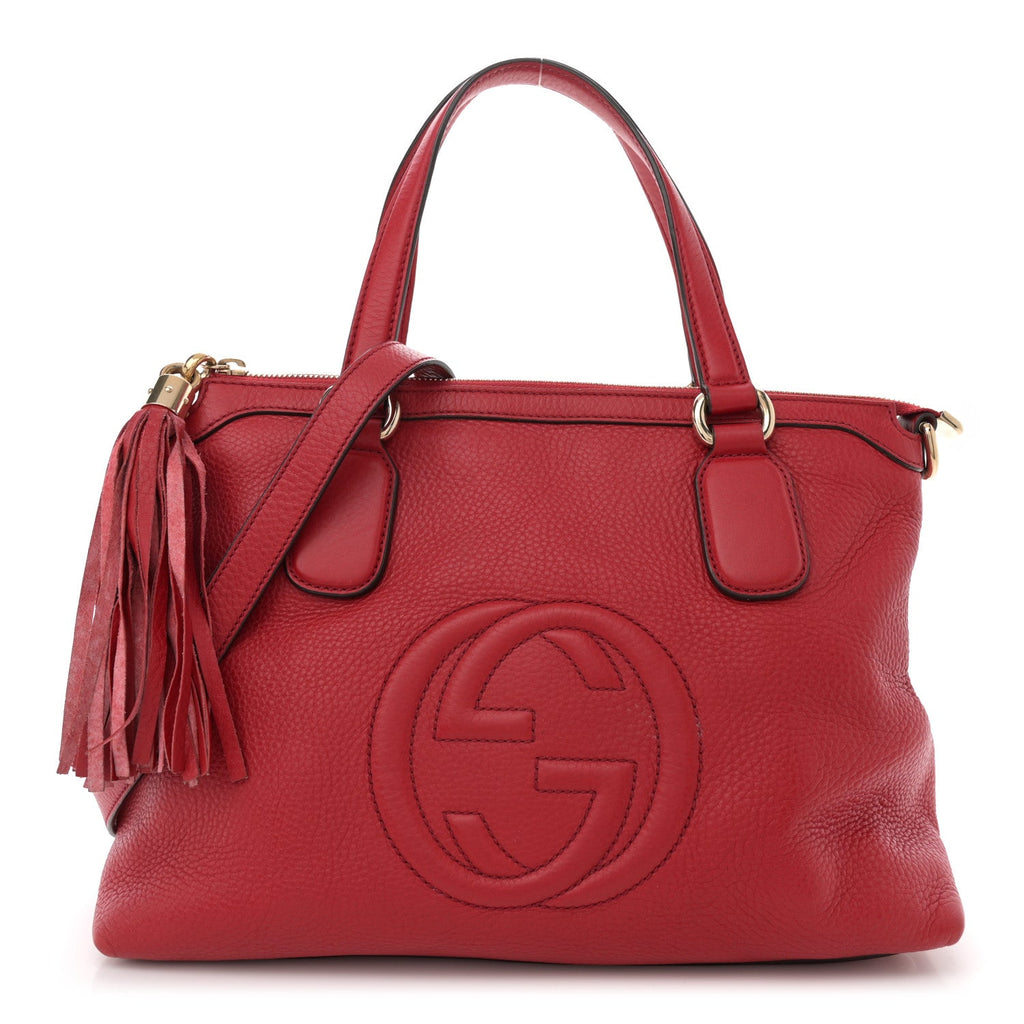 Cellarius Calfskin Small Soho Top Handle Satchel Tobasco