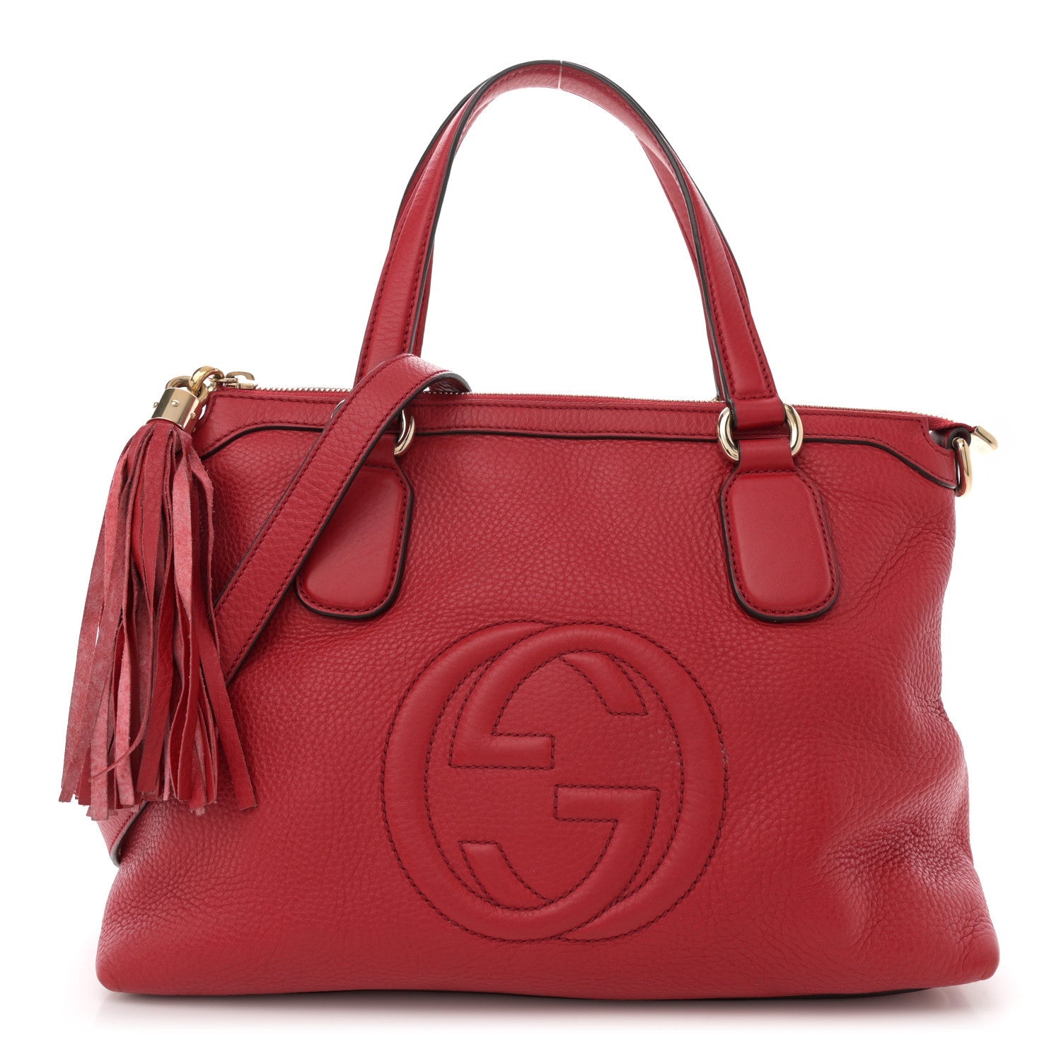 Cellarius Calfskin Small Soho Top Handle Satchel Tobasco