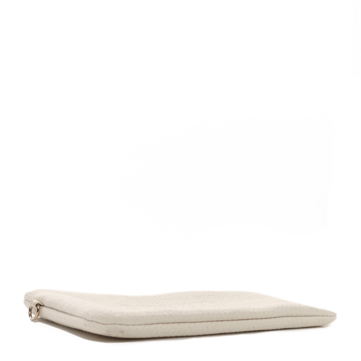 Canvas Deauville Cosmetic Pouch Light Beige