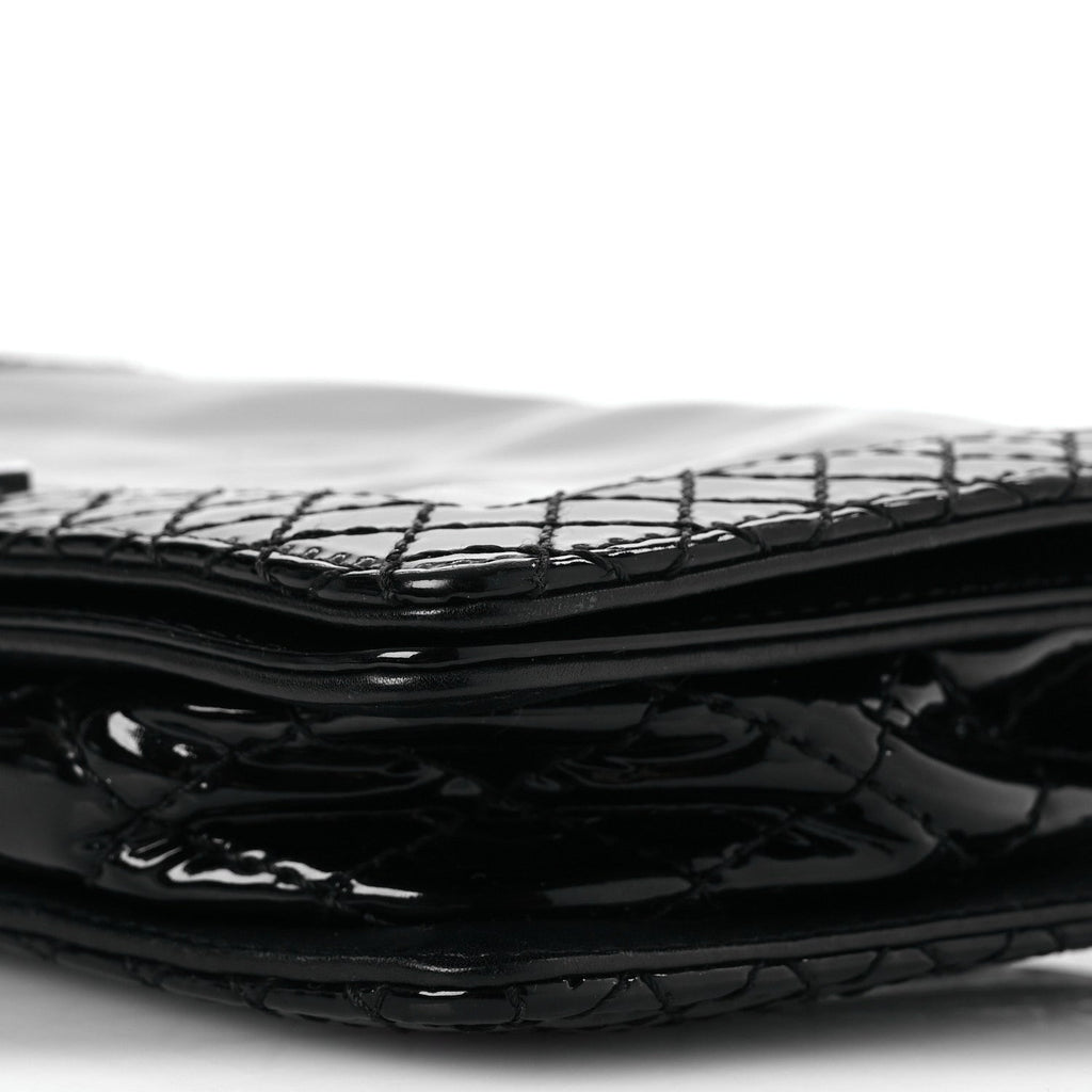 Patent Small Boy Reverso Flap Black