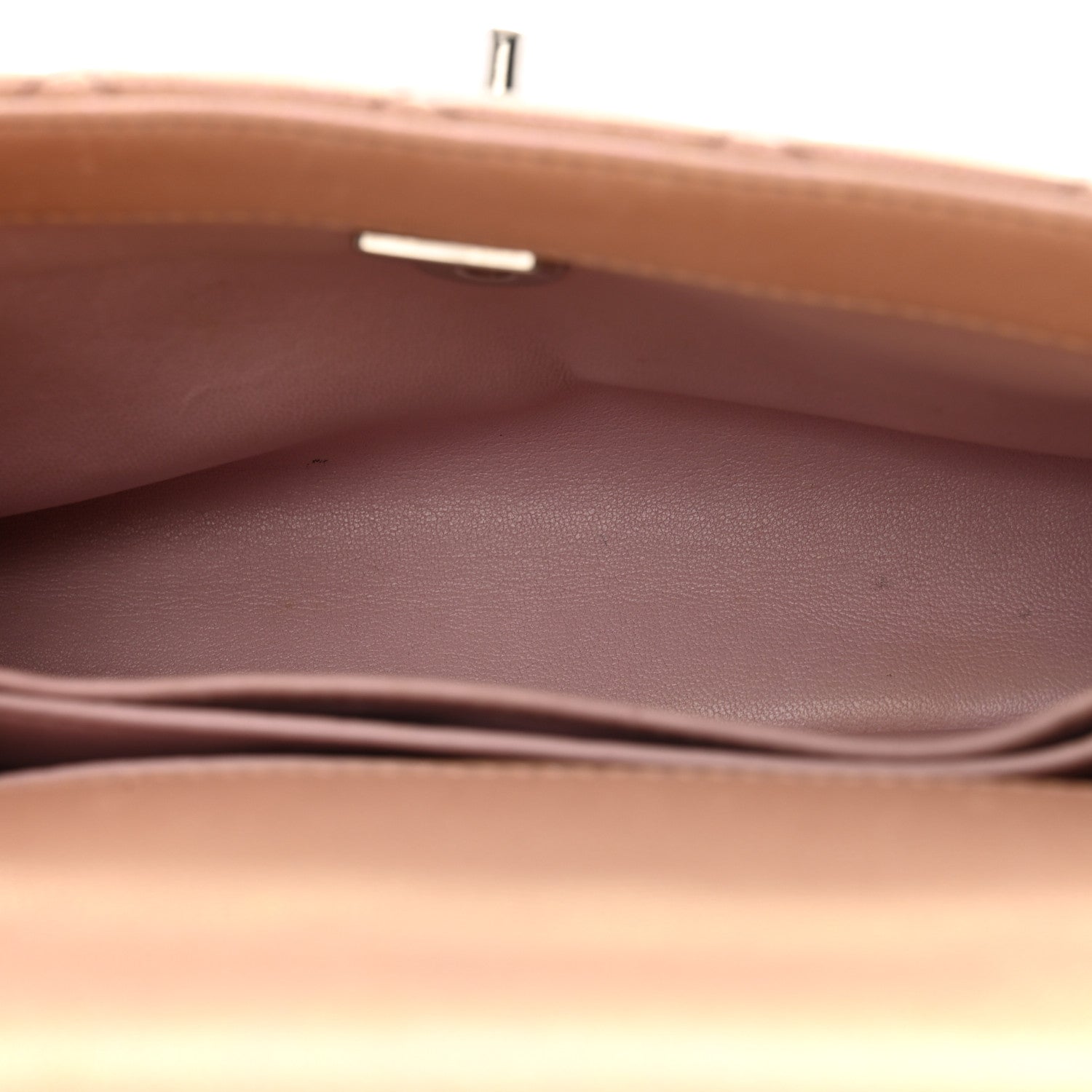 Iridescent Caviar Quilted Mini Coco Handle Flap Pink