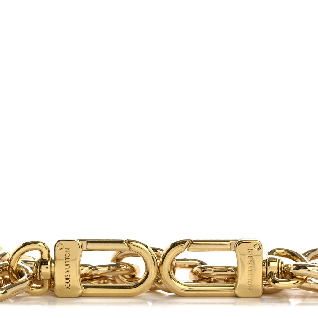 Metal Pochette Accessories Chain Strap Gold