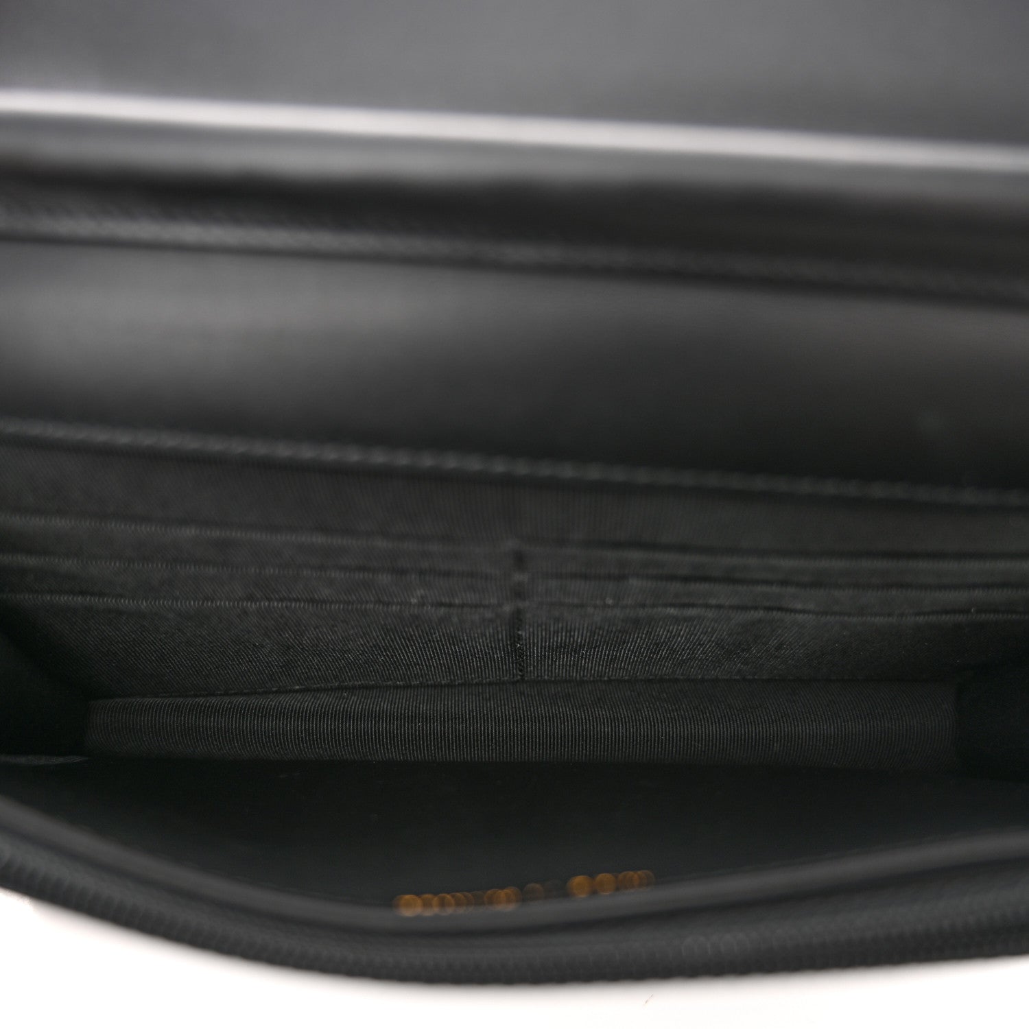Aged Calfskin Lucky Charms Casino 2.55 Reissue Wallet on Chain WOC Black