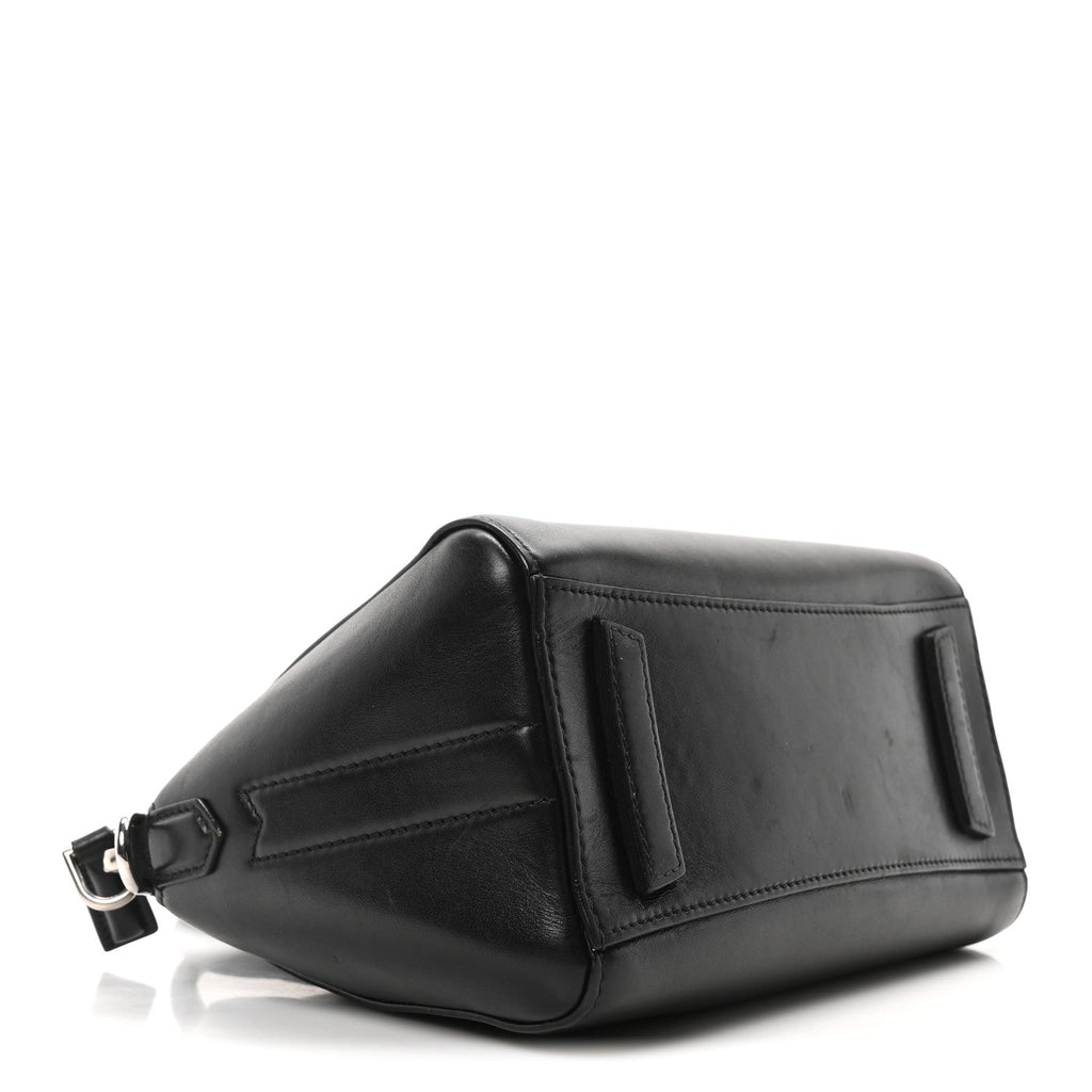 Calfskin Fringe Mini Antigona Black