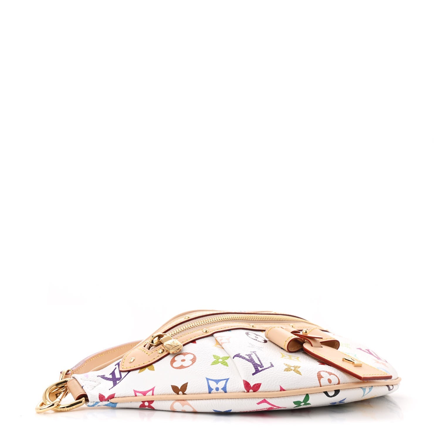 LV X TM Monogram Multicolor High Rise Bumbag White