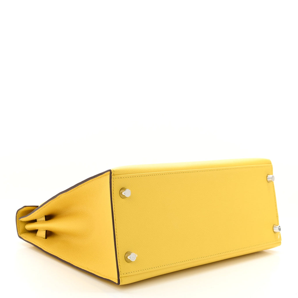 Epsom Kelly Sellier 28 Jaune De Naples