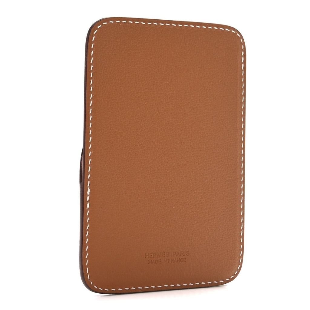 Swift Stitched Cheval MagSafe  Holder Gold