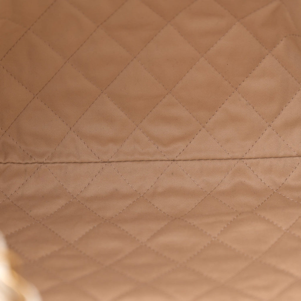 Shiny Calfskin Quilted Small Chanel 22 White