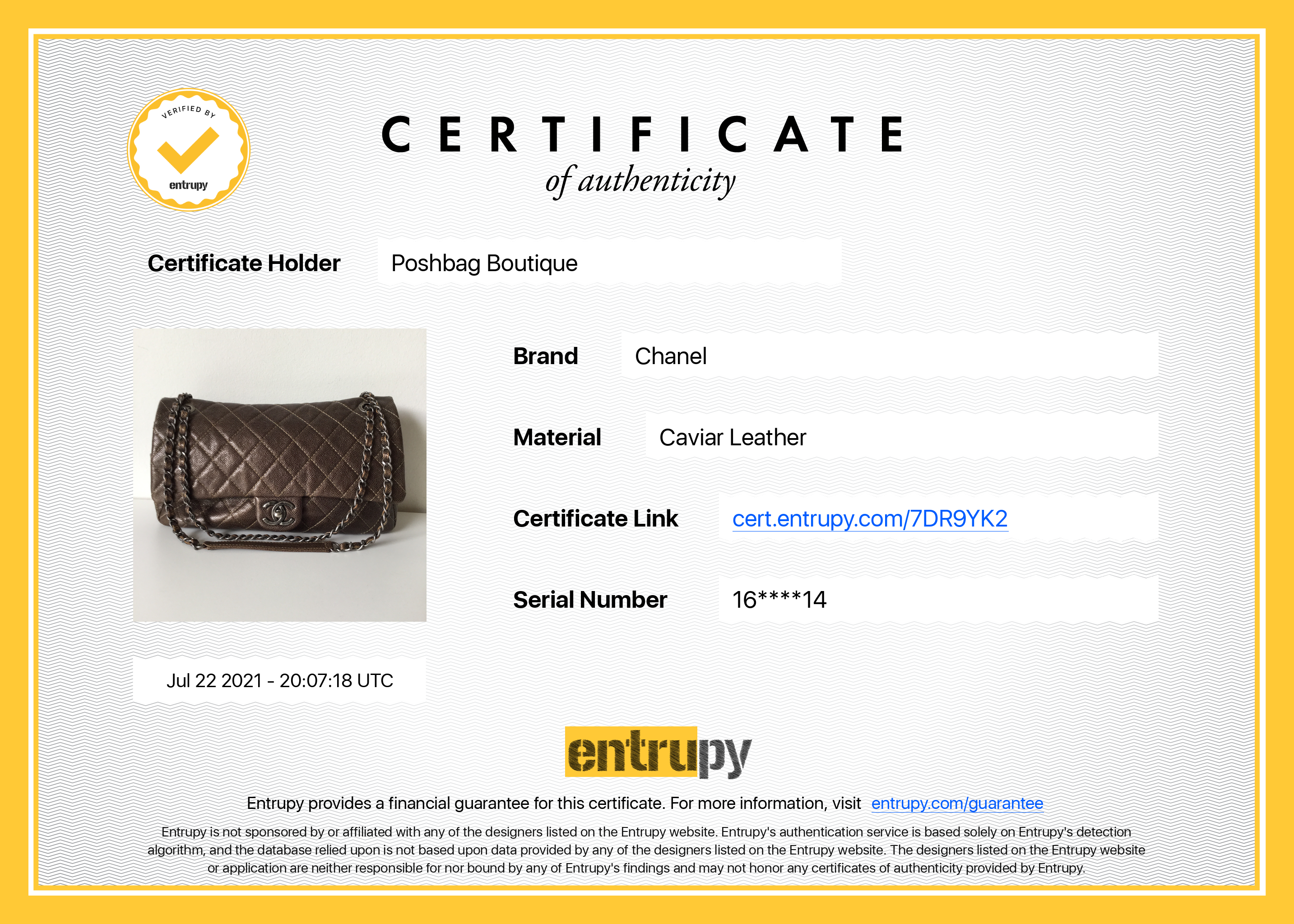 Chanel Easy Flap Jumbo Caviar Leather Shoulder Bag