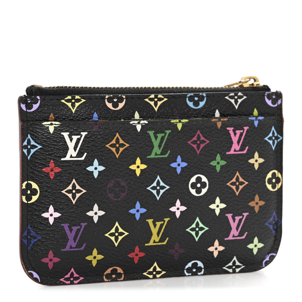 Monogram Multicolor Key Pouch Black Grenade