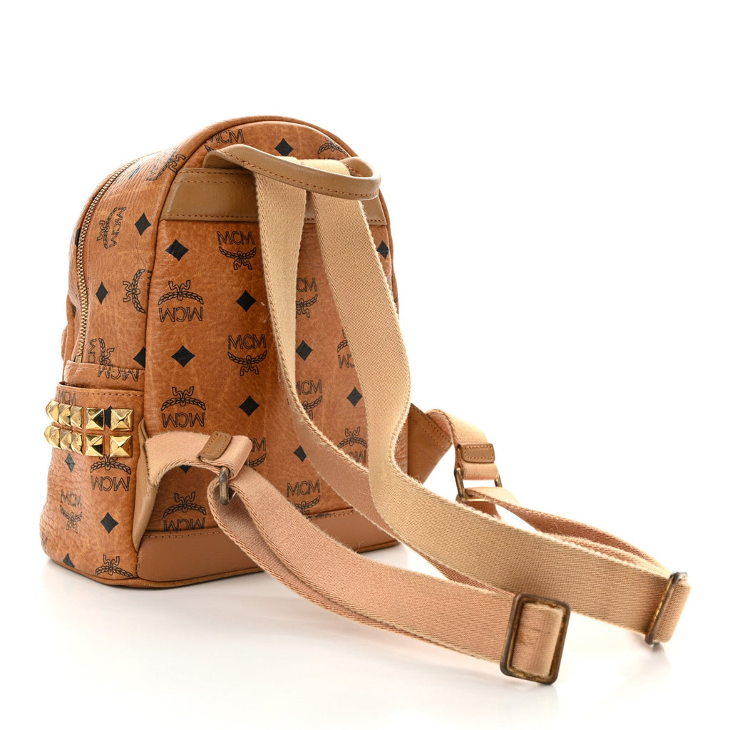 Visetos Side Stud Mini Stark Backpack Cognac