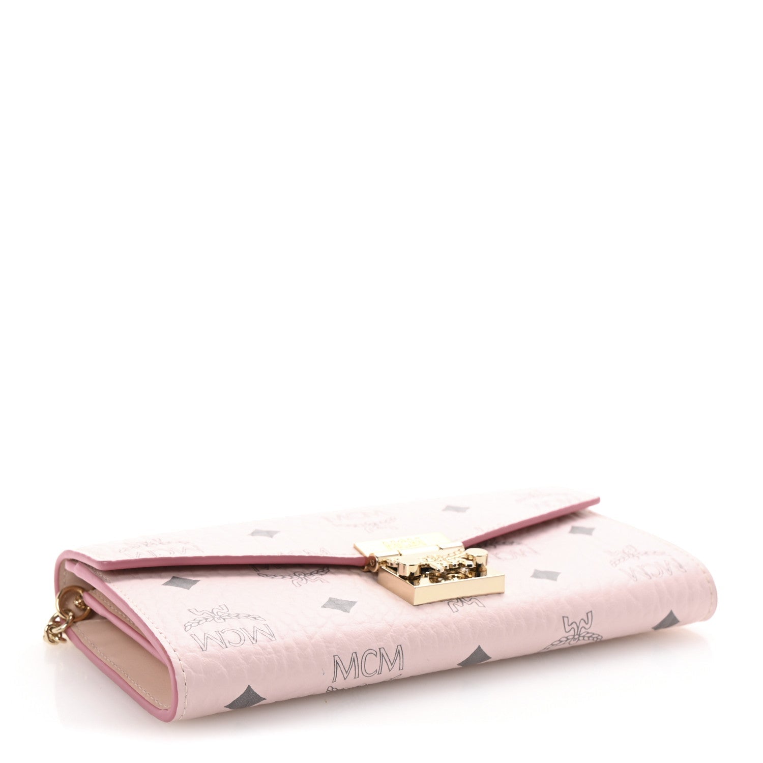 Visetos Large Patricia Wallet On Chain Soft Pink