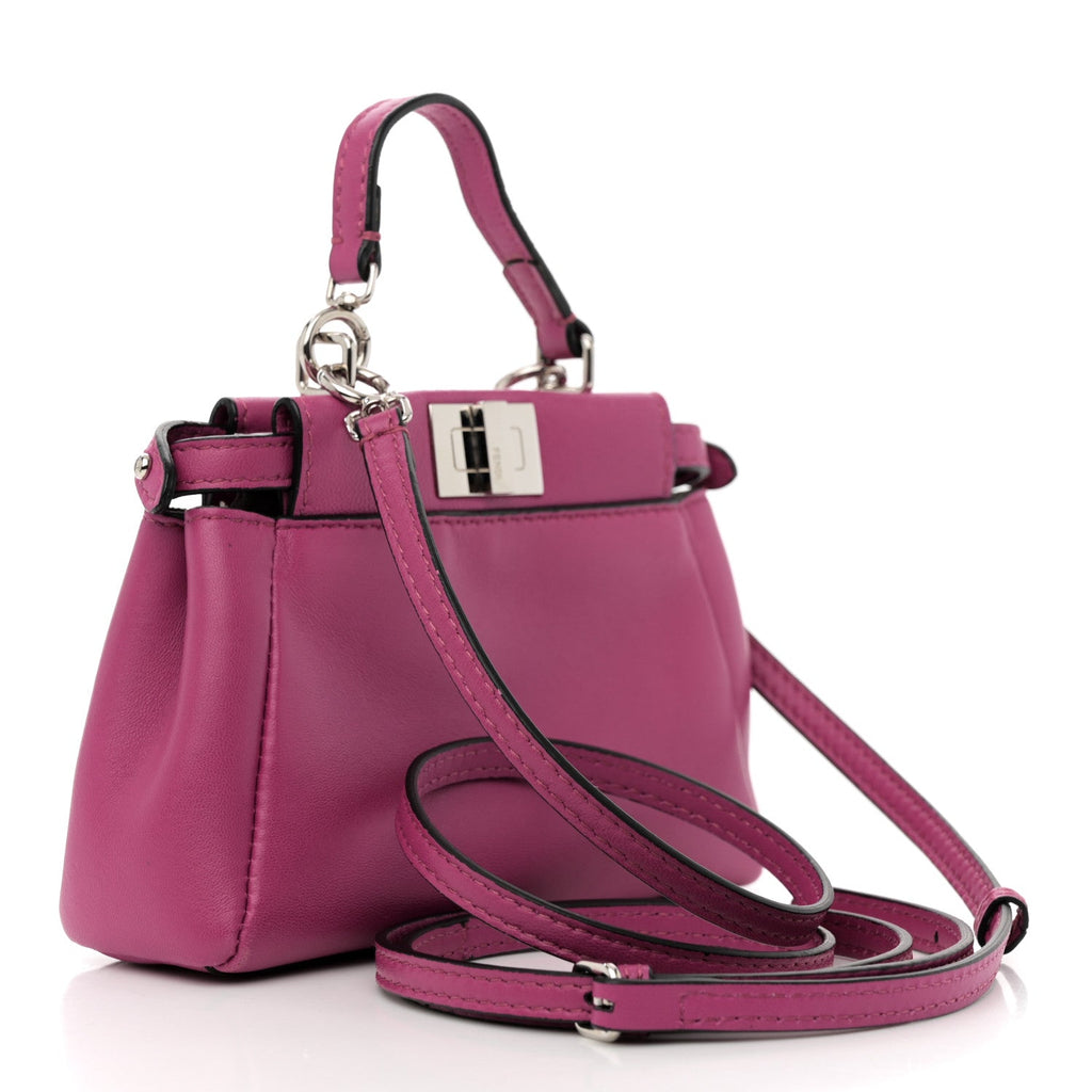 Nappa Nano Peekaboo Satchel Magenta